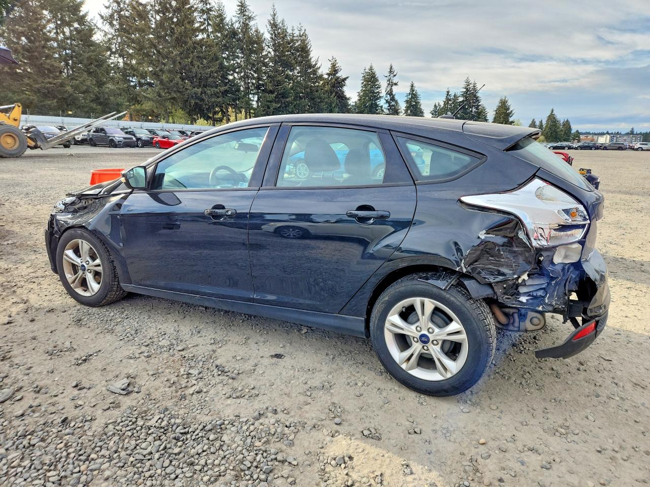 2013 Ford Focus Se Black vin: 1FADP3K2XDL290674