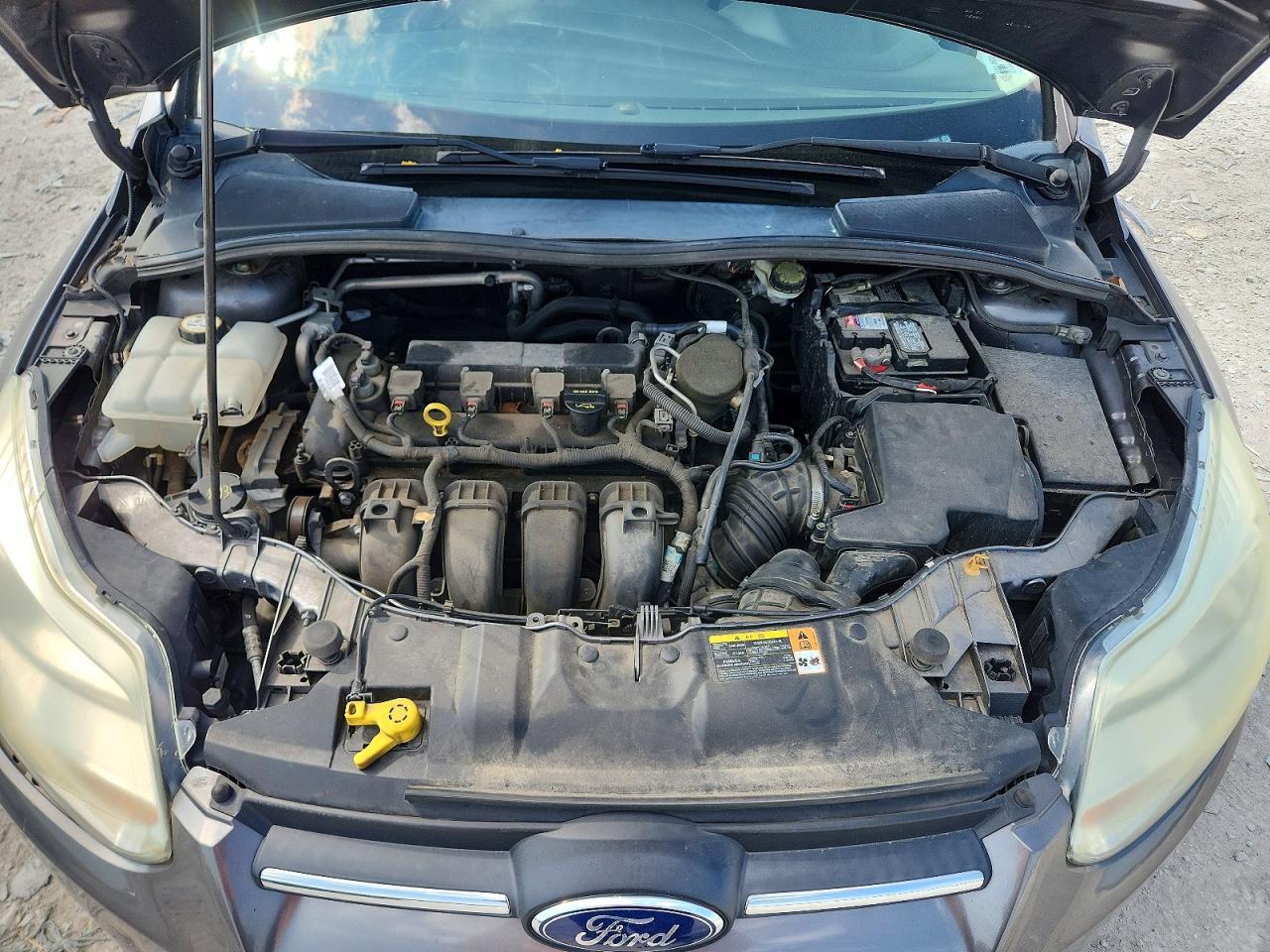2013 Ford Focus Se Gray vin: 1FADP3K2XDL298063