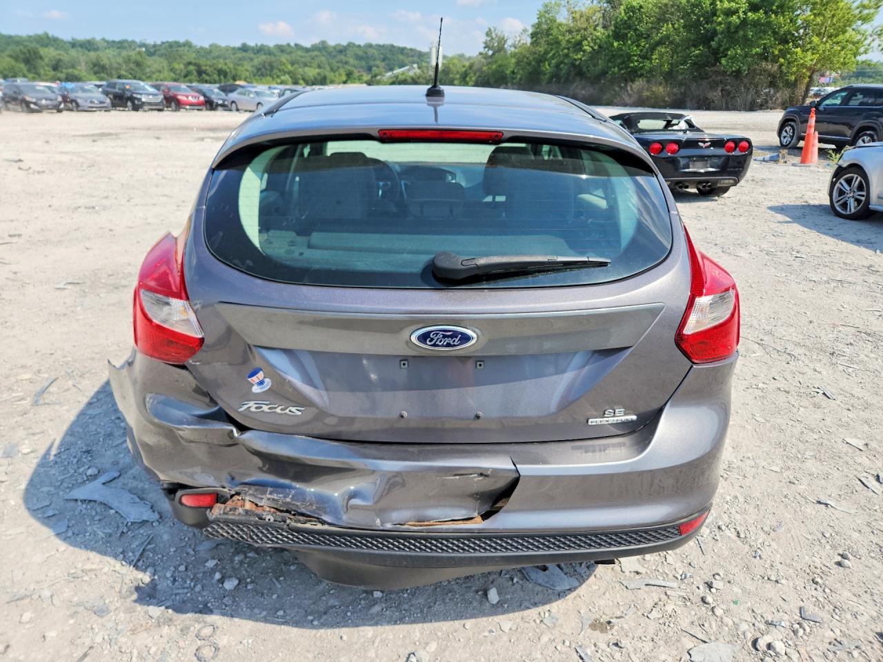 2013 Ford Focus Se Gray vin: 1FADP3K2XDL298063