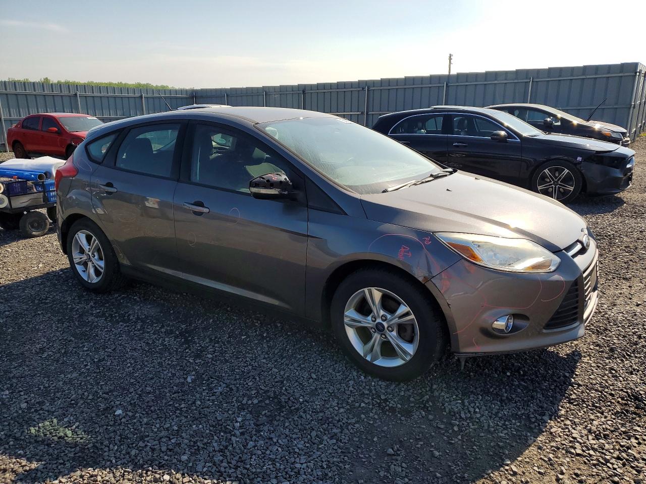2013 Ford Focus Se Gray vin: 1FADP3K2XDL298659