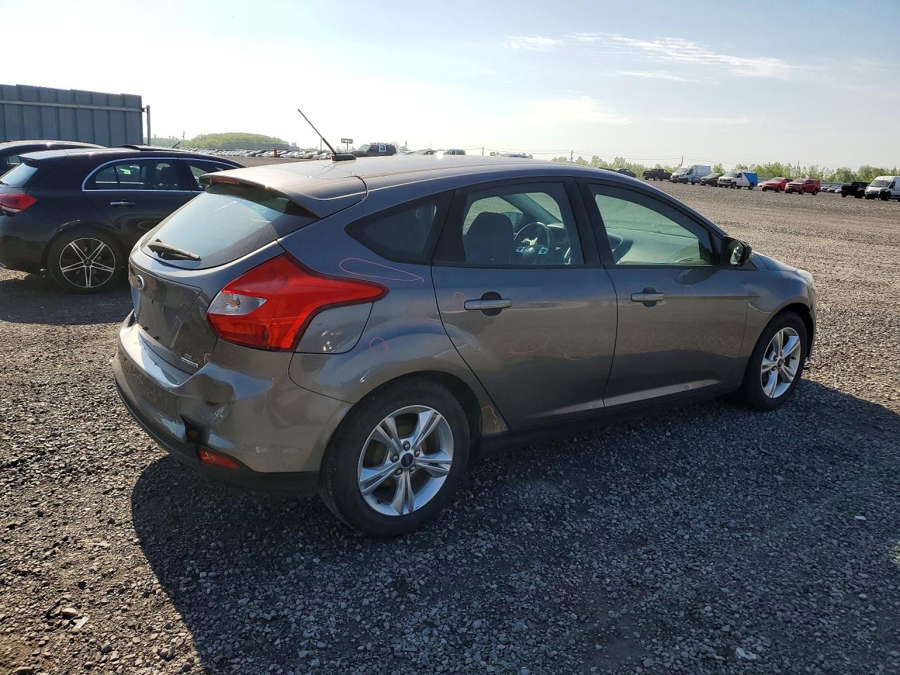 2013 Ford Focus Se Gray vin: 1FADP3K2XDL298659