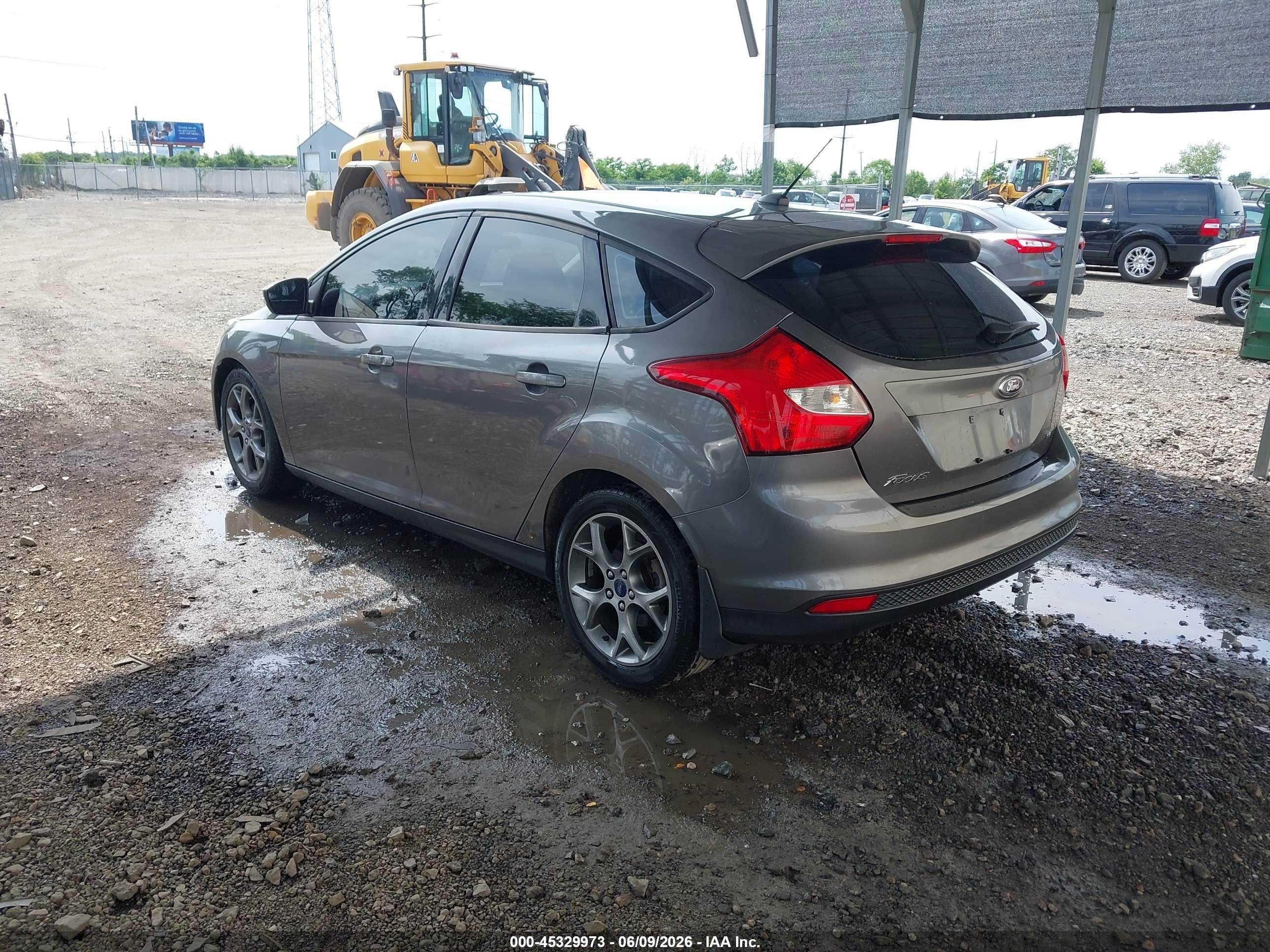 2013 Ford Focus Se Gray vin: 1FADP3K2XDL327402