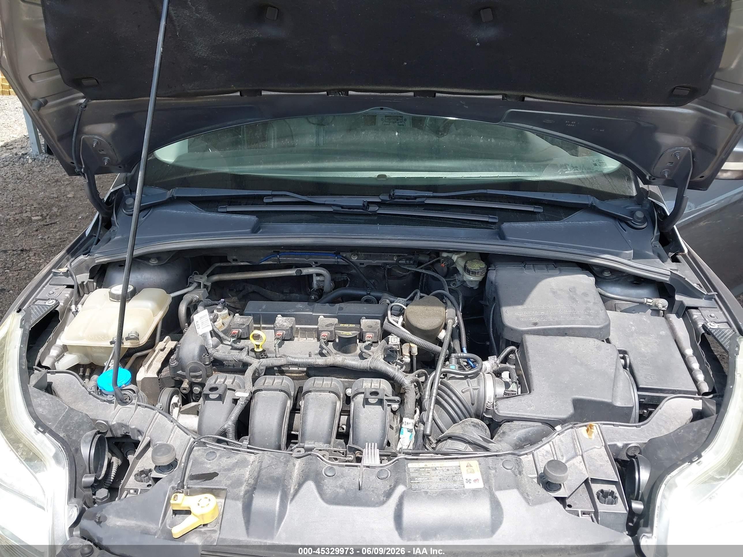 2013 Ford Focus Se Gray vin: 1FADP3K2XDL327402