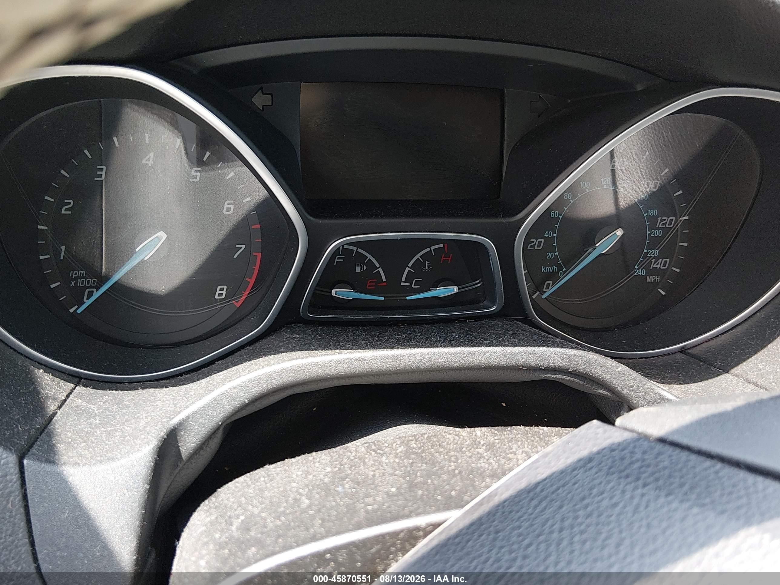 2013 Ford Focus Se Silver vin: 1FADP3K2XDL344278