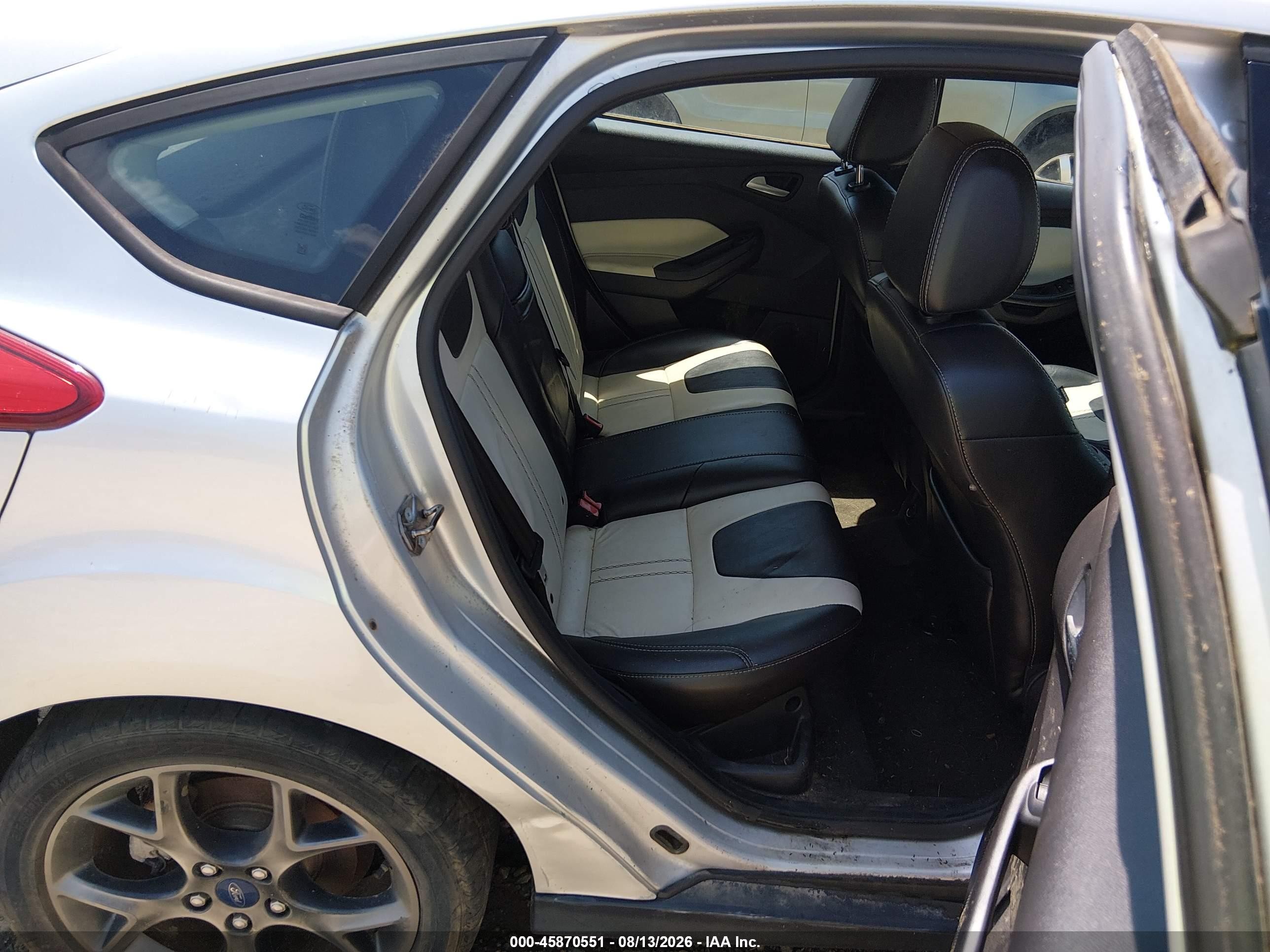 2013 Ford Focus Se Silver vin: 1FADP3K2XDL344278