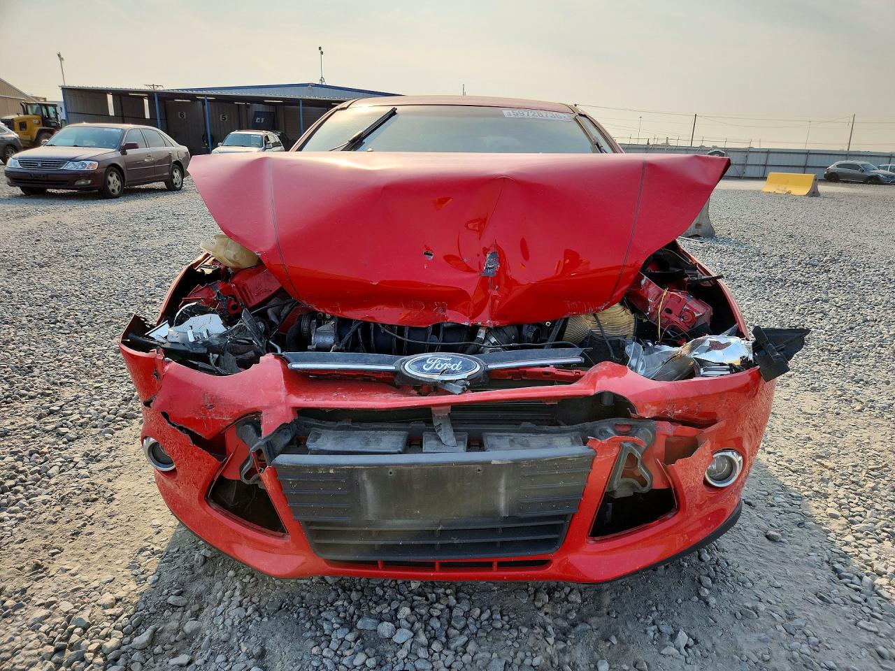 2014 Ford Focus Se Red vin: 1FADP3K2XEL110224