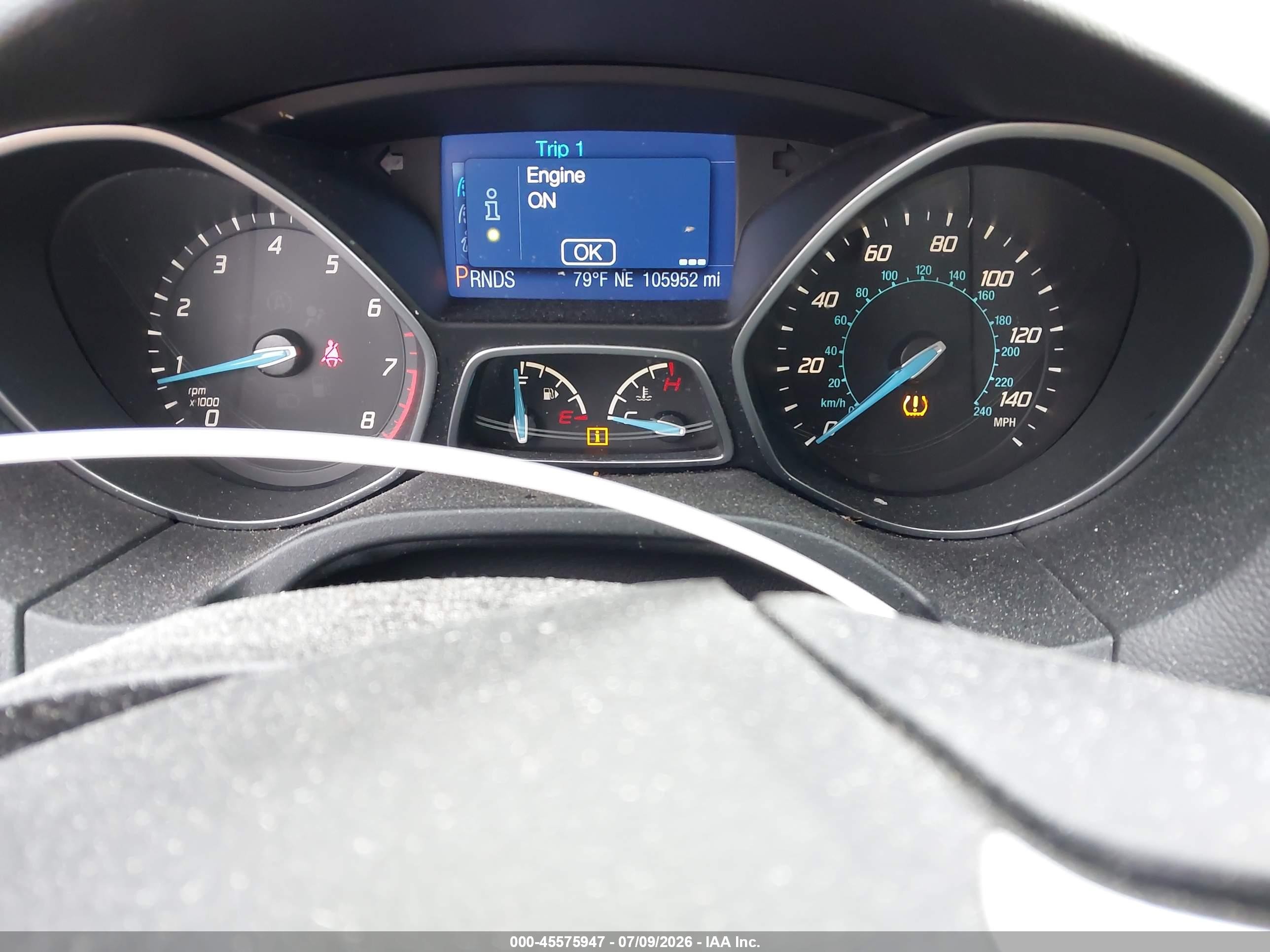2014 Ford Focus Se Blue vin: 1FADP3K2XEL114614