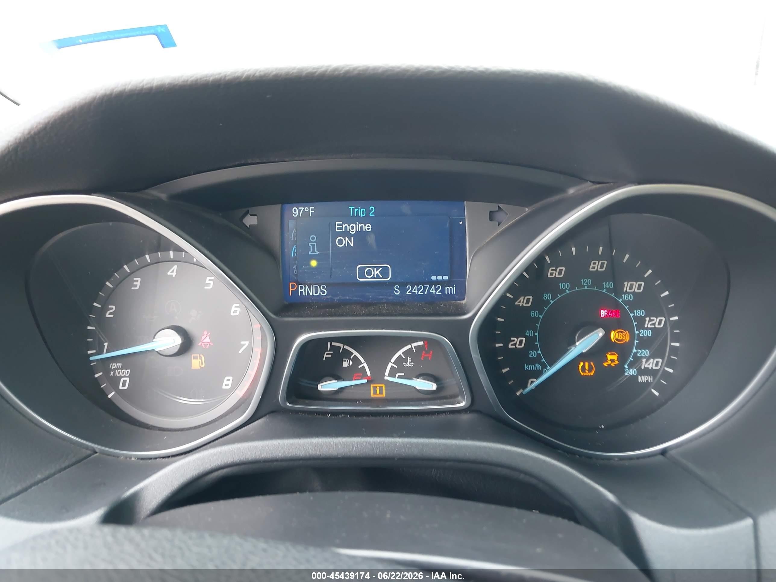 2014 Ford Focus Se Black vin: 1FADP3K2XEL120140