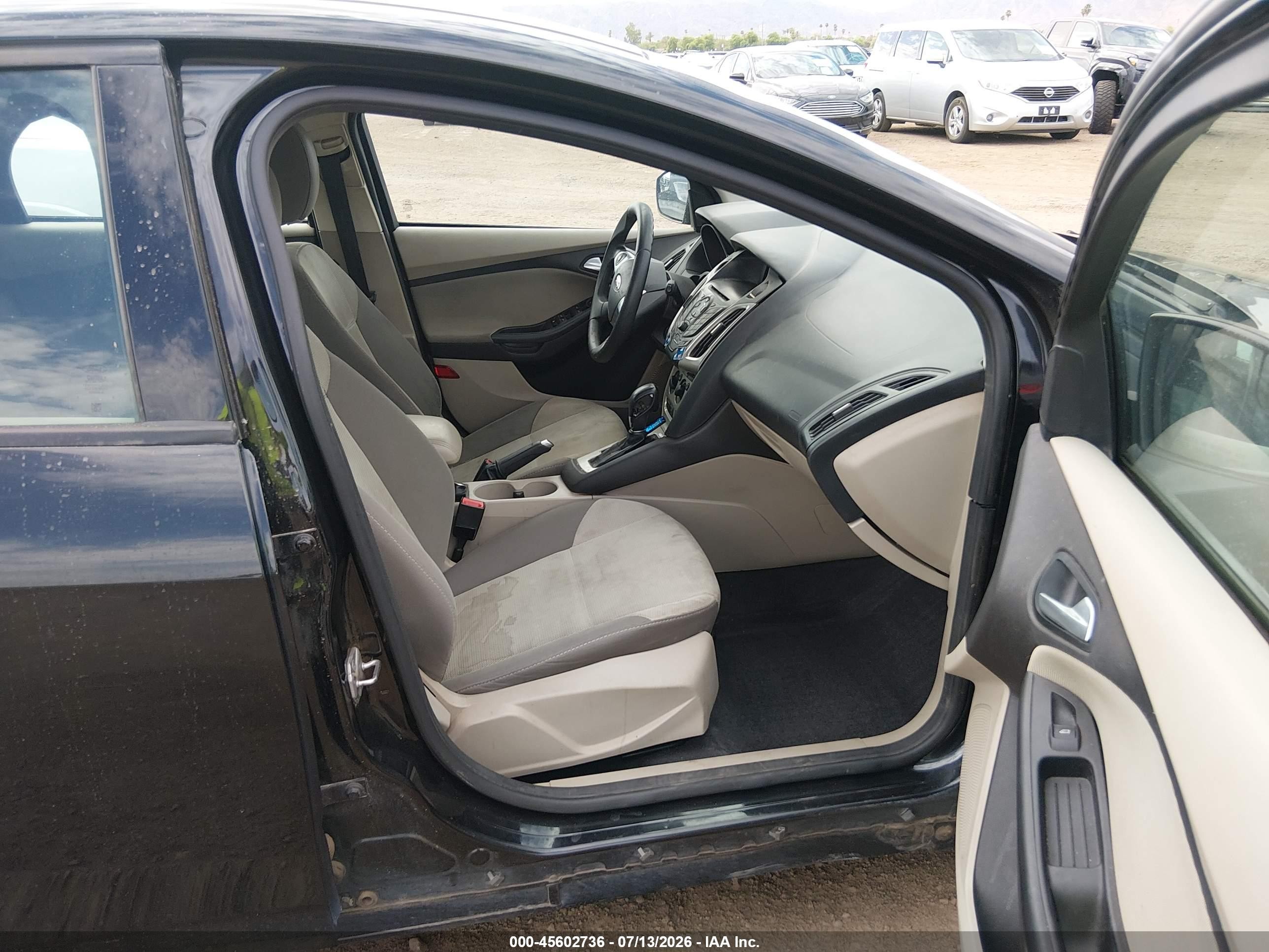 2014 Ford Focus Se Black vin: 1FADP3K2XEL145233