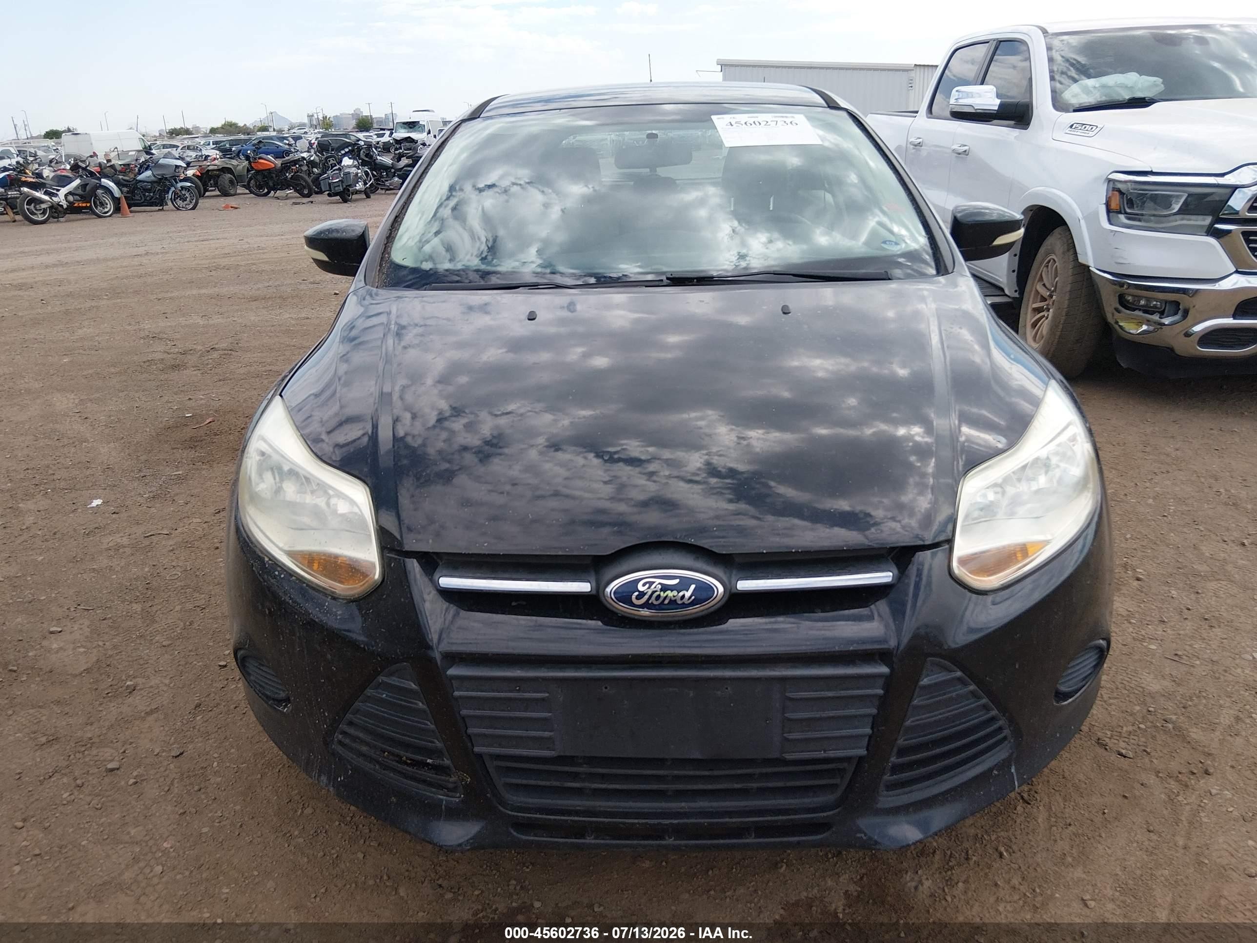2014 Ford Focus Se Black vin: 1FADP3K2XEL145233