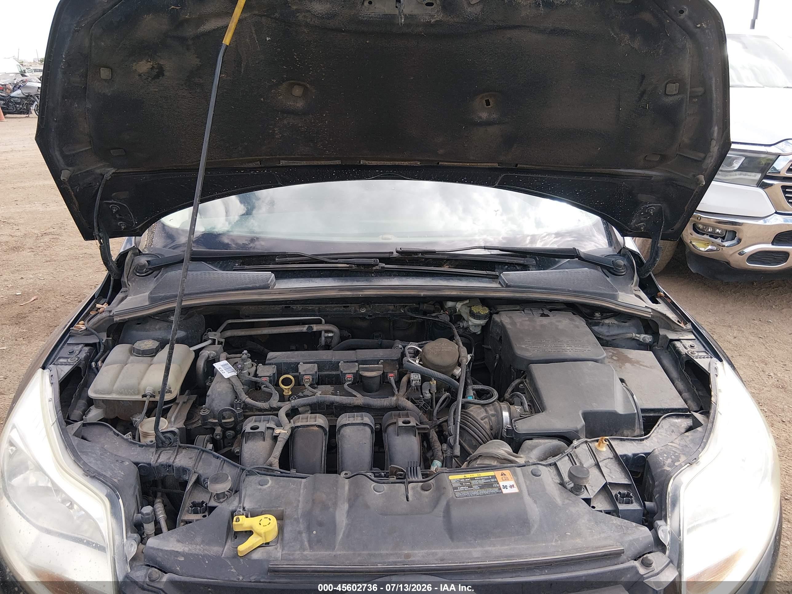 2014 Ford Focus Se Black vin: 1FADP3K2XEL145233
