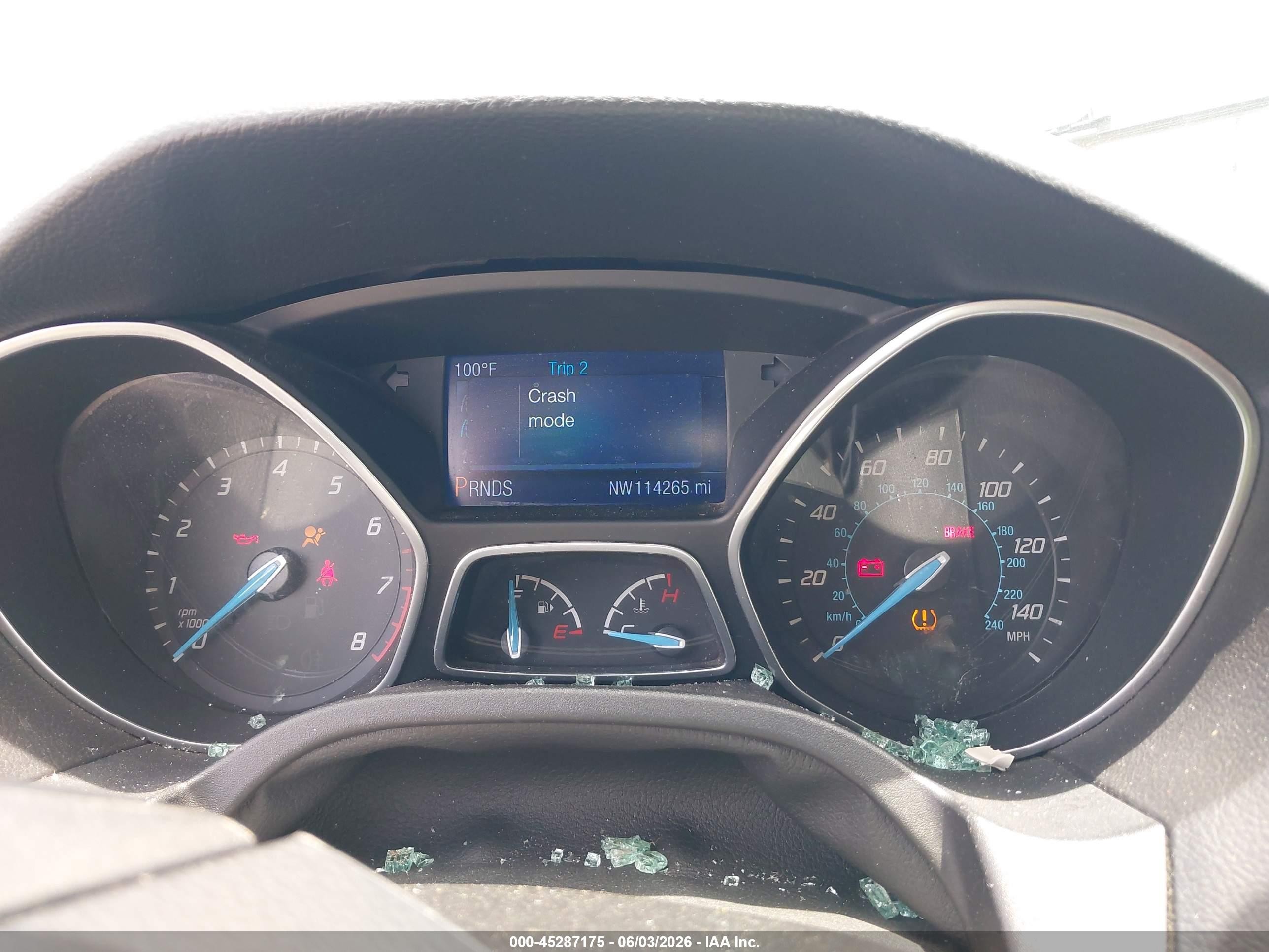 2014 Ford Focus Se Gray vin: 1FADP3K2XEL151131