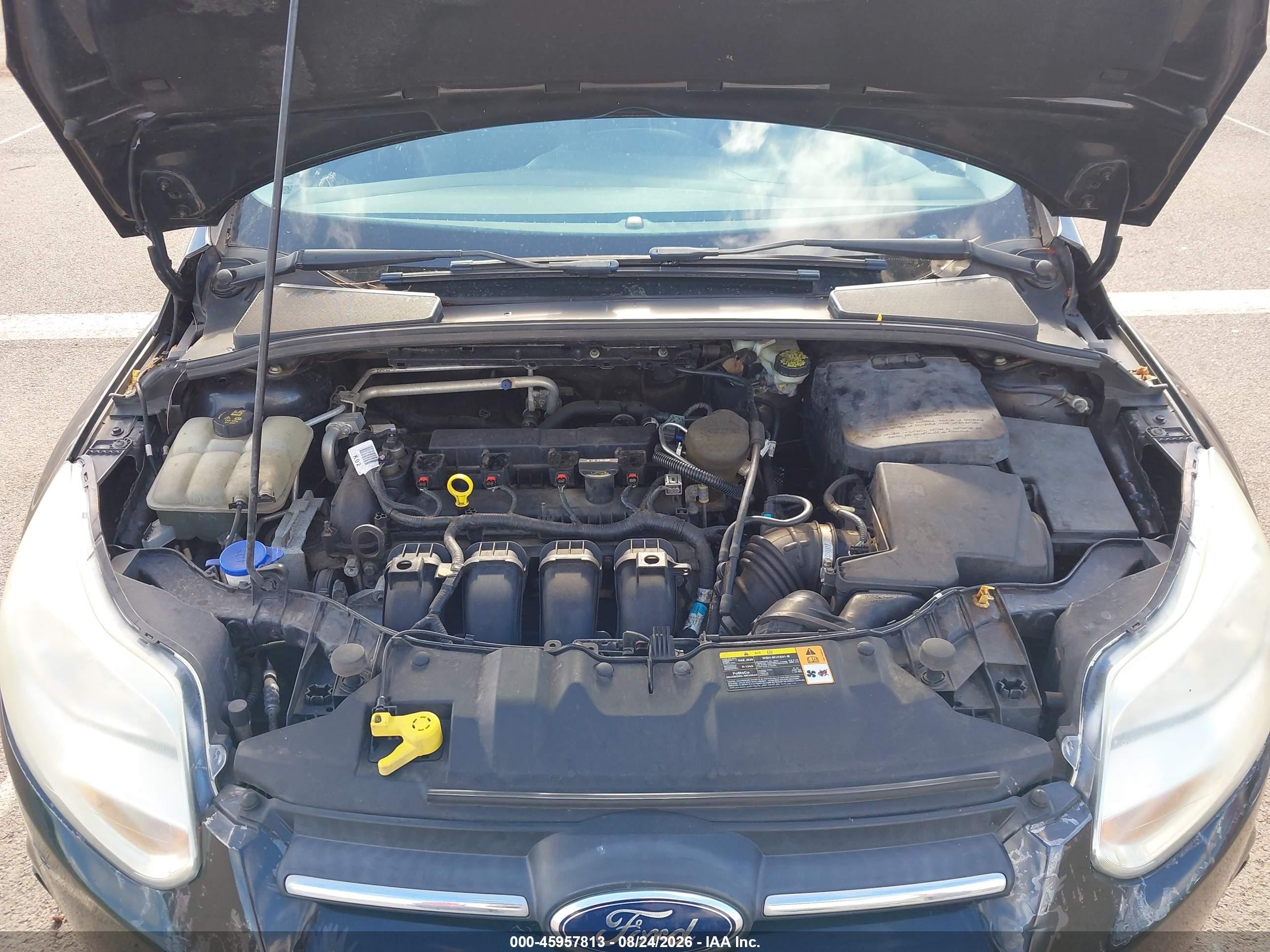 2014 Ford Focus Se Black vin: 1FADP3K2XEL153574