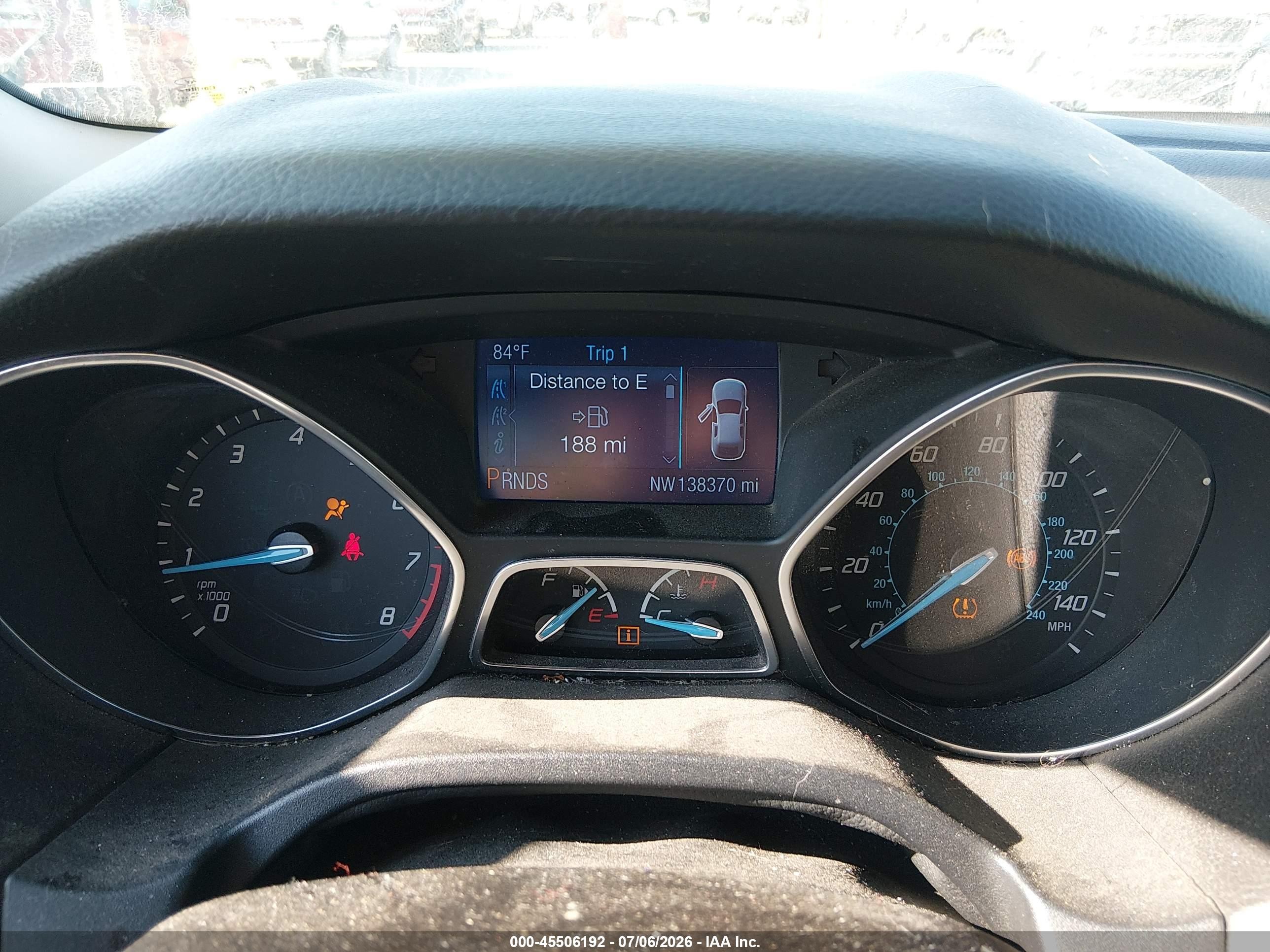 2014 Ford Focus Se Red vin: 1FADP3K2XEL175641
