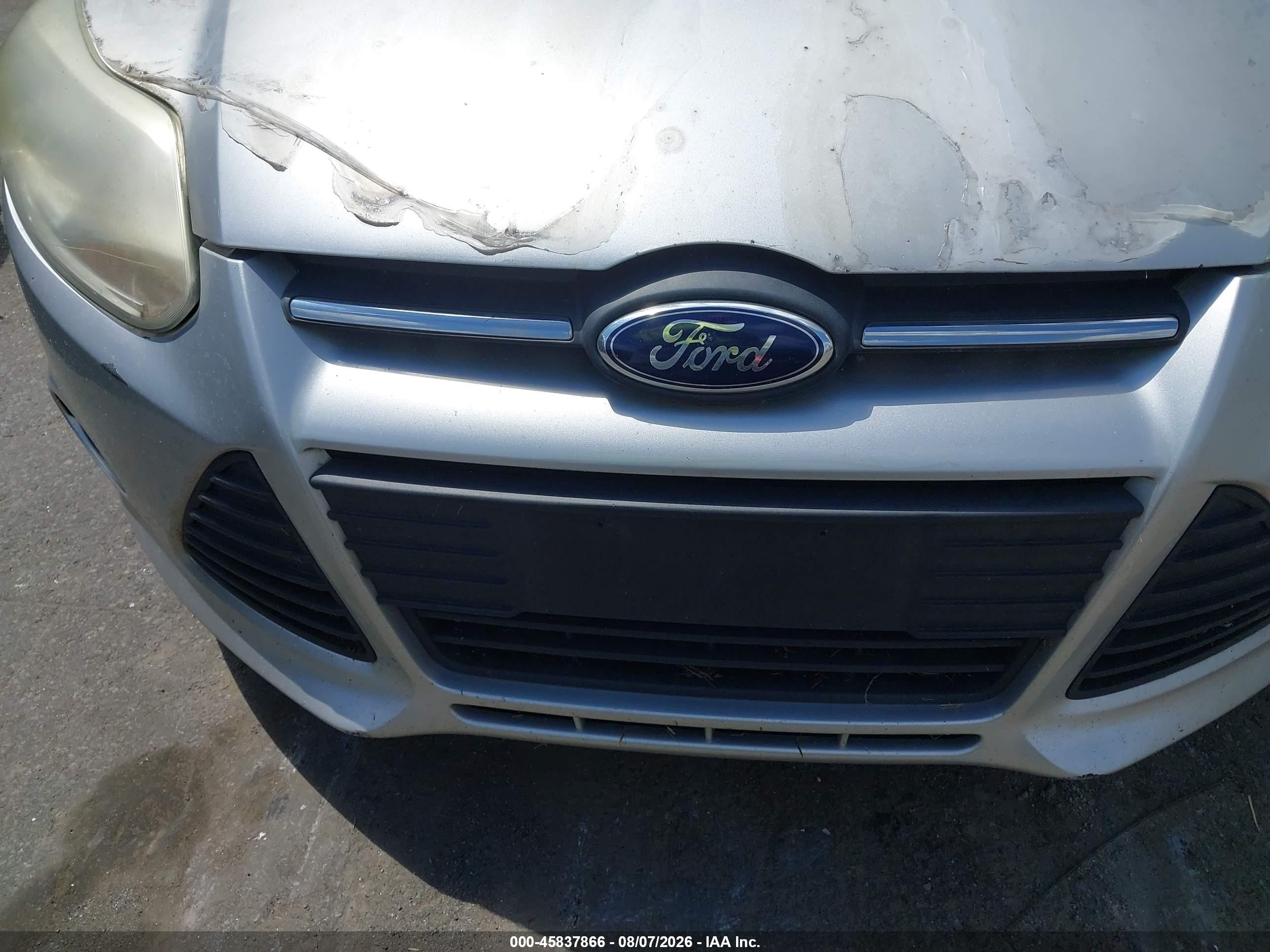 2014 Ford Focus Se Gray vin: 1FADP3K2XEL225423