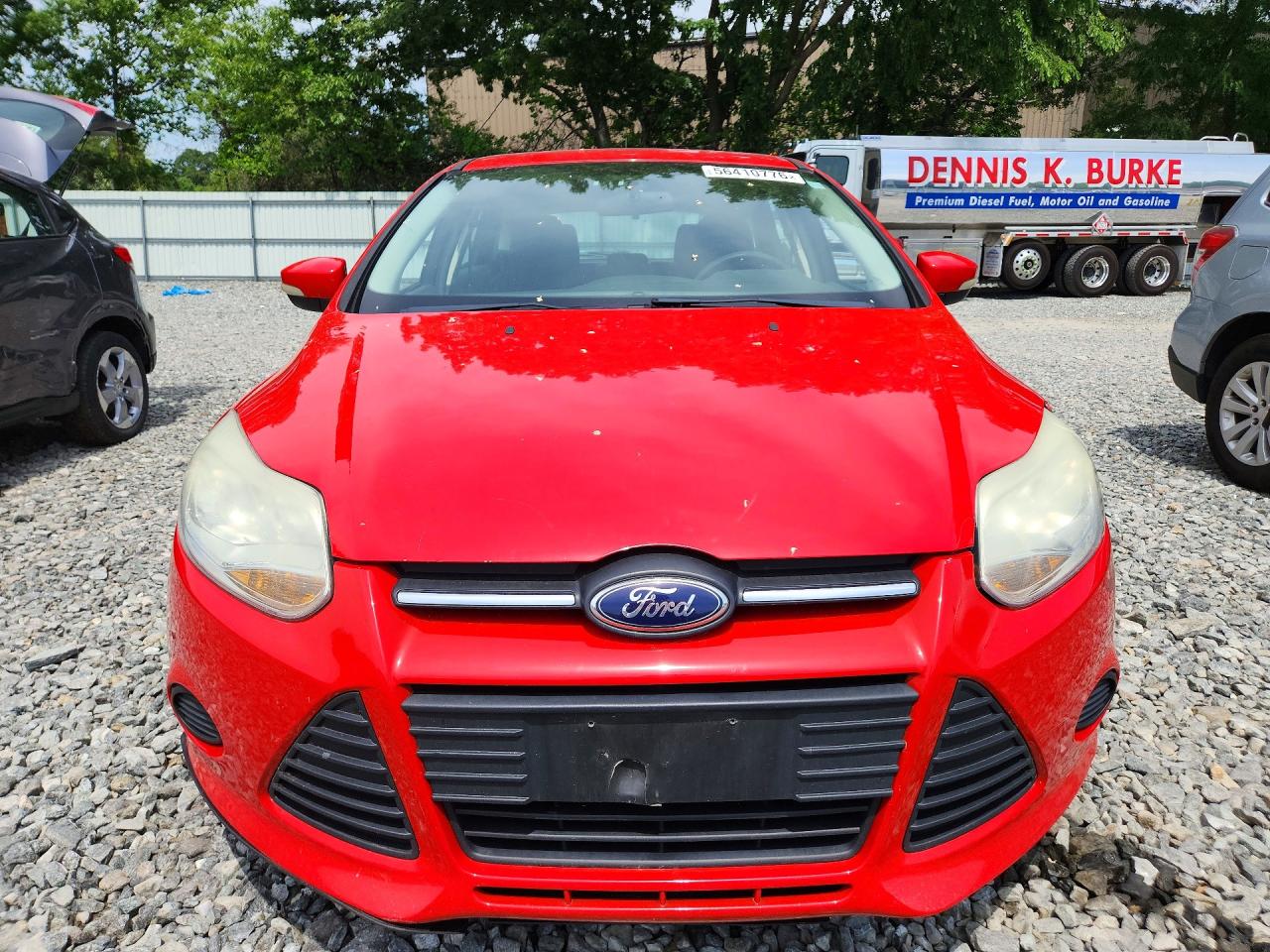 2014 Ford Focus Se Красный vin: 1FADP3K2XEL232100