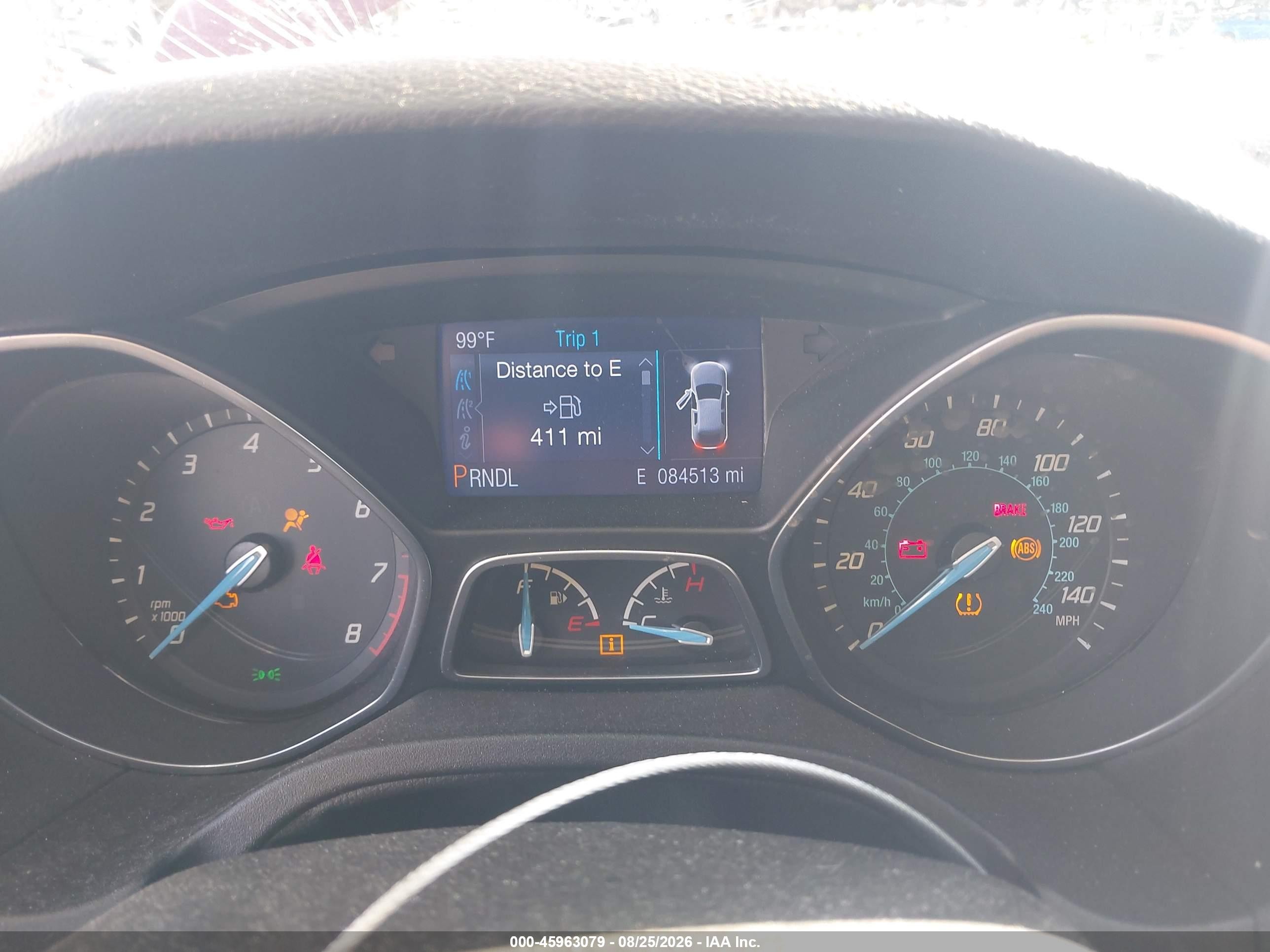 2014 Ford Focus Se Red vin: 1FADP3K2XEL233859