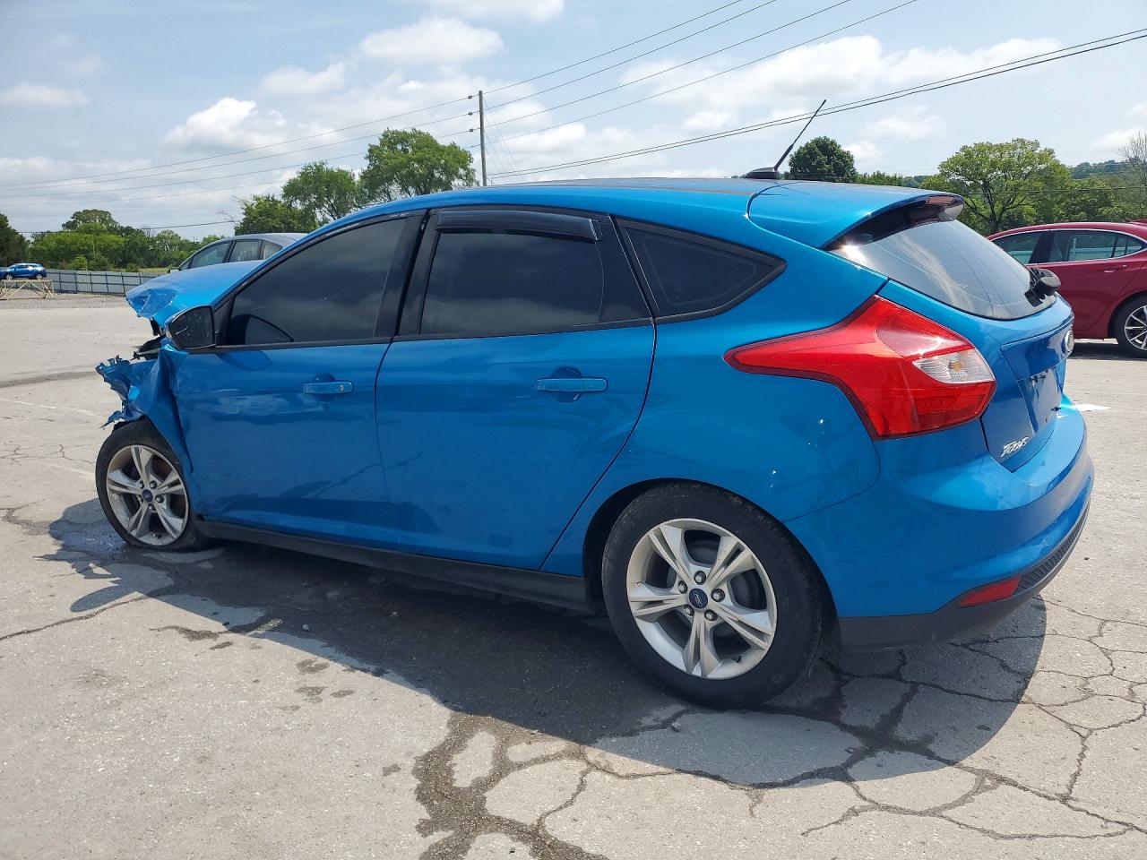 2014 Ford Focus Se Blue vin: 1FADP3K2XEL252587