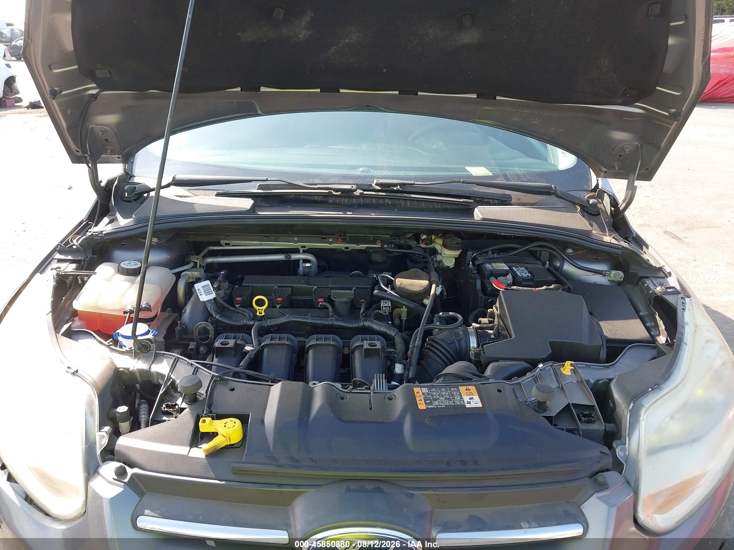 2014 Ford Focus Se Gray vin: 1FADP3K2XEL288473