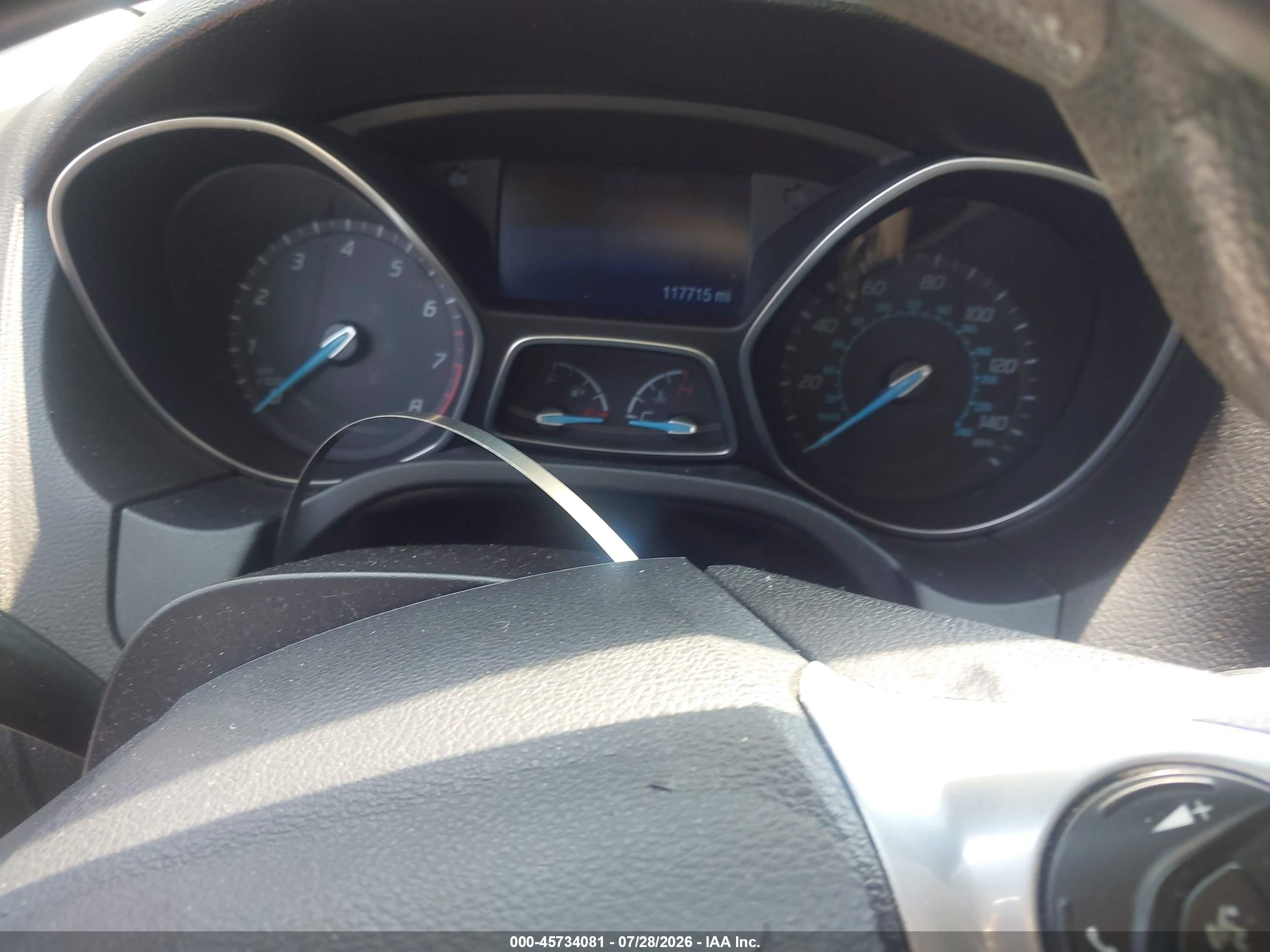 2014 Ford Focus Se Gray vin: 1FADP3K2XEL313825