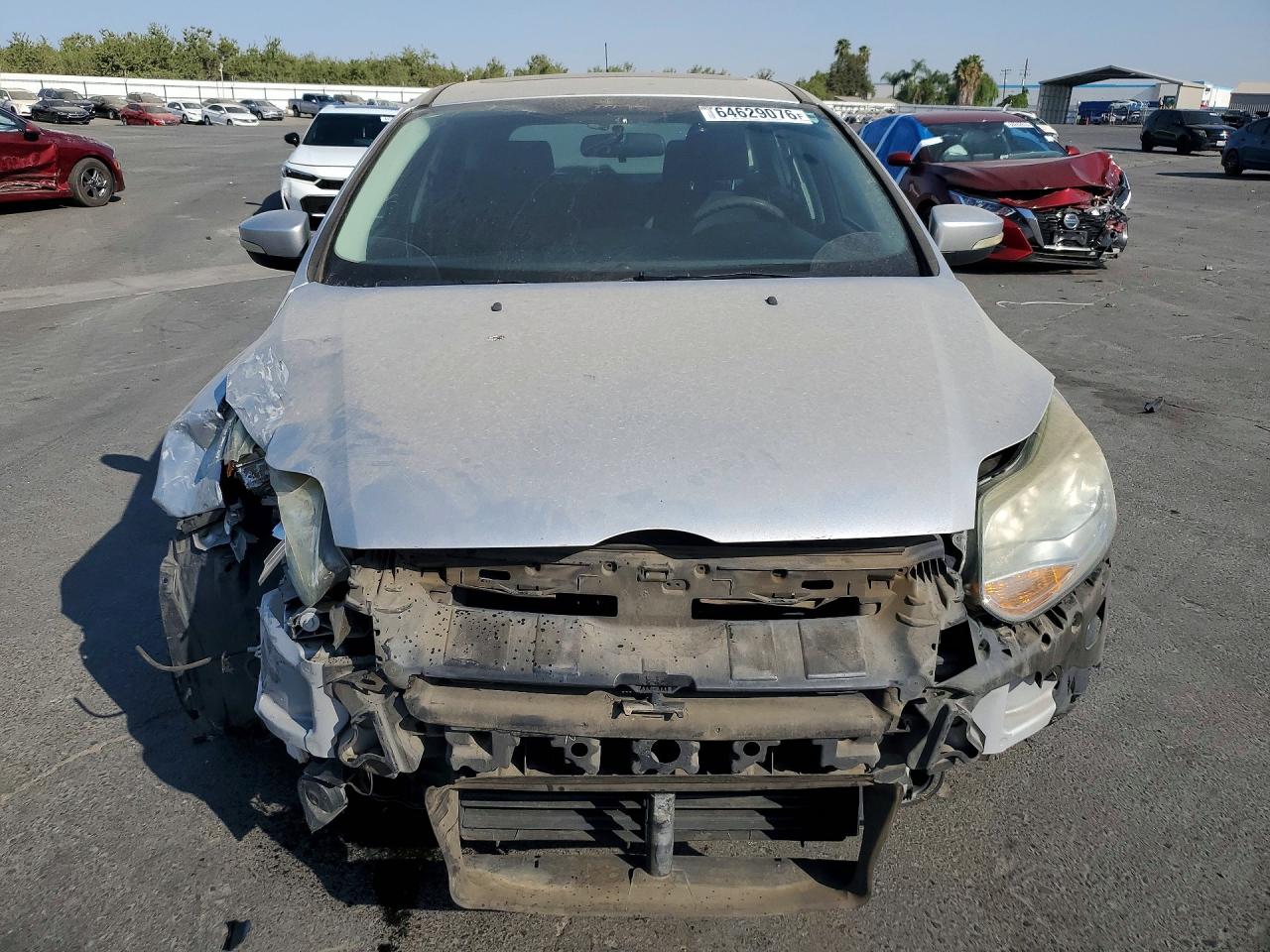 2014 Ford Focus Se Silver vin: 1FADP3K2XEL317714