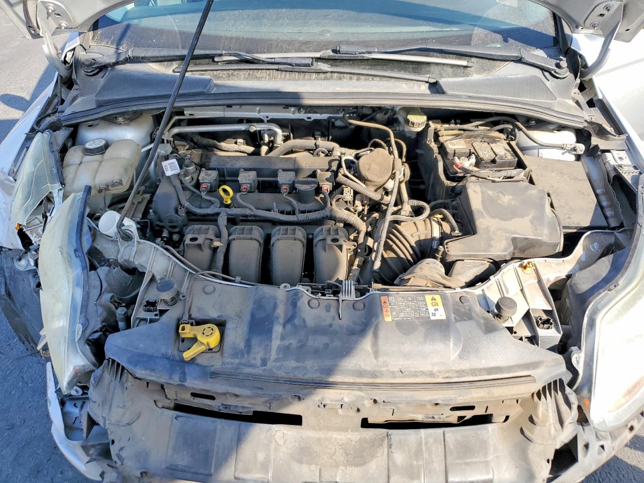 2014 Ford Focus Se Silver vin: 1FADP3K2XEL317714