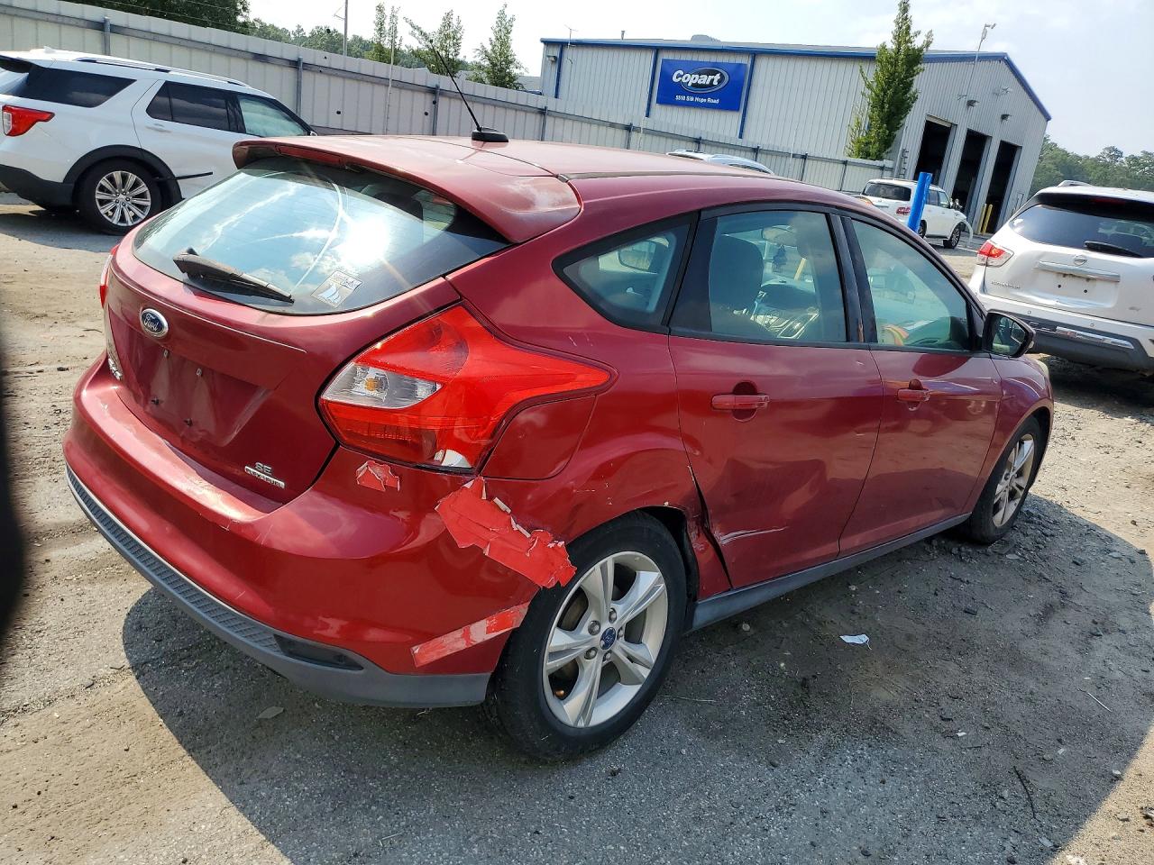 2014 Ford Focus Se Burgundy vin: 1FADP3K2XEL324436