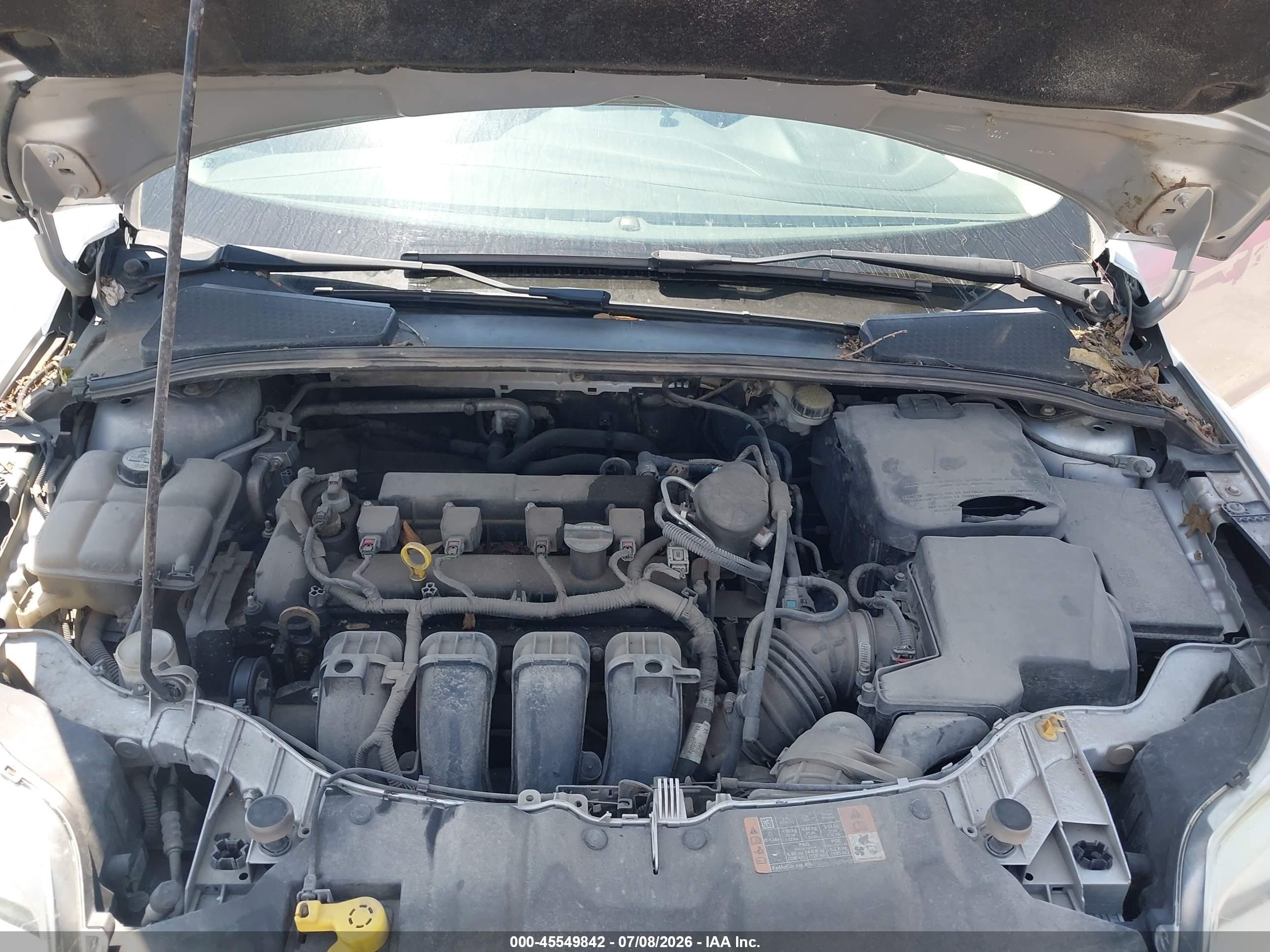 2014 Ford Focus Se Silver vin: 1FADP3K2XEL349398