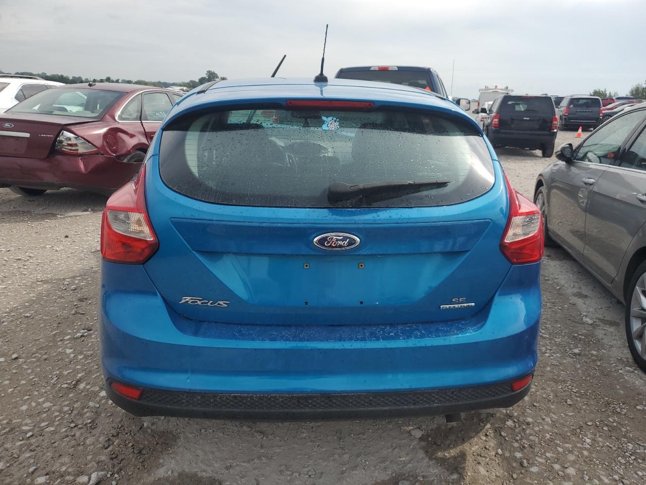 2014 Ford Focus Se Blue vin: 1FADP3K2XEL371658