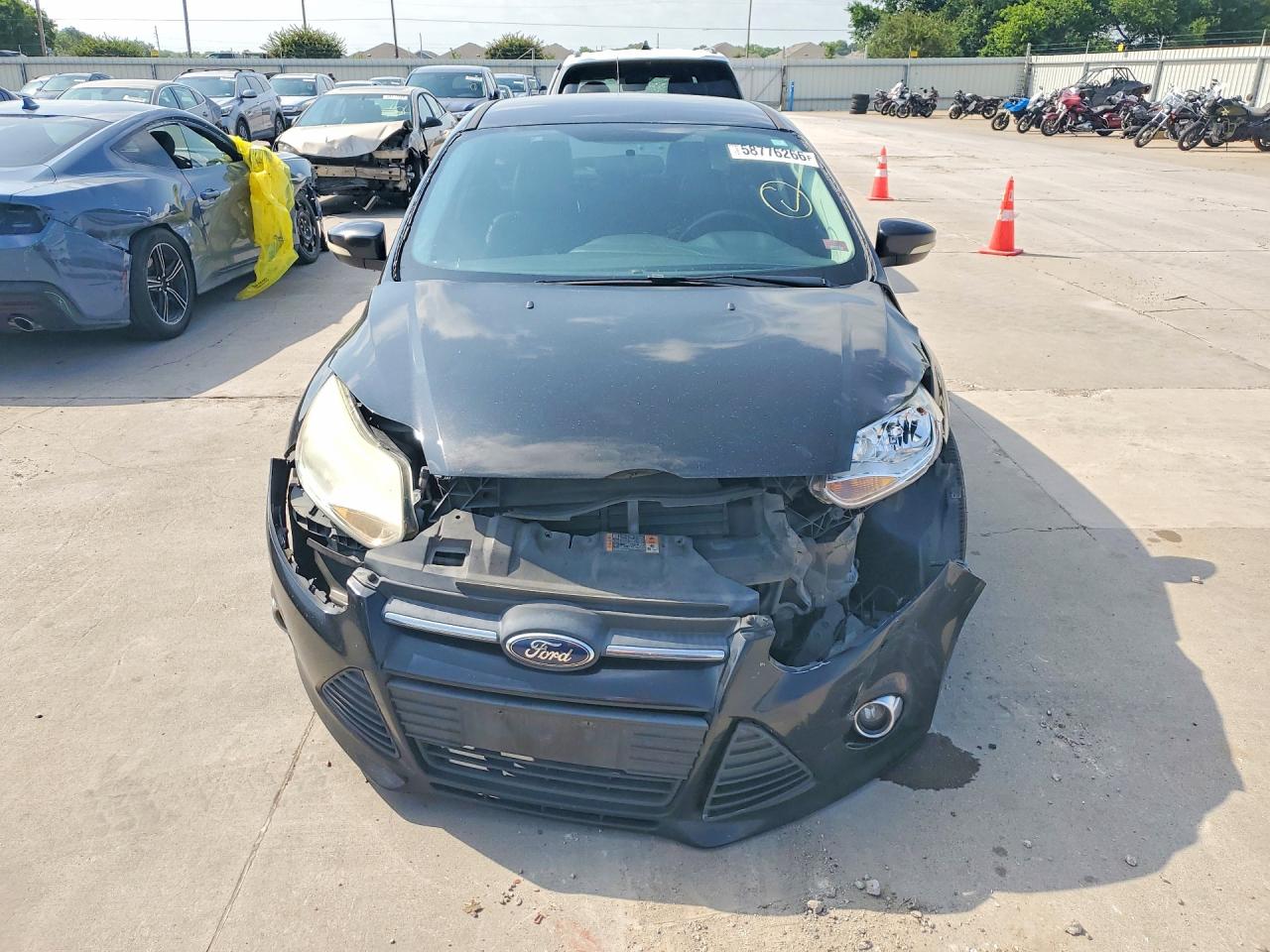 2014 Ford Focus Se Black vin: 1FADP3K2XEL383681