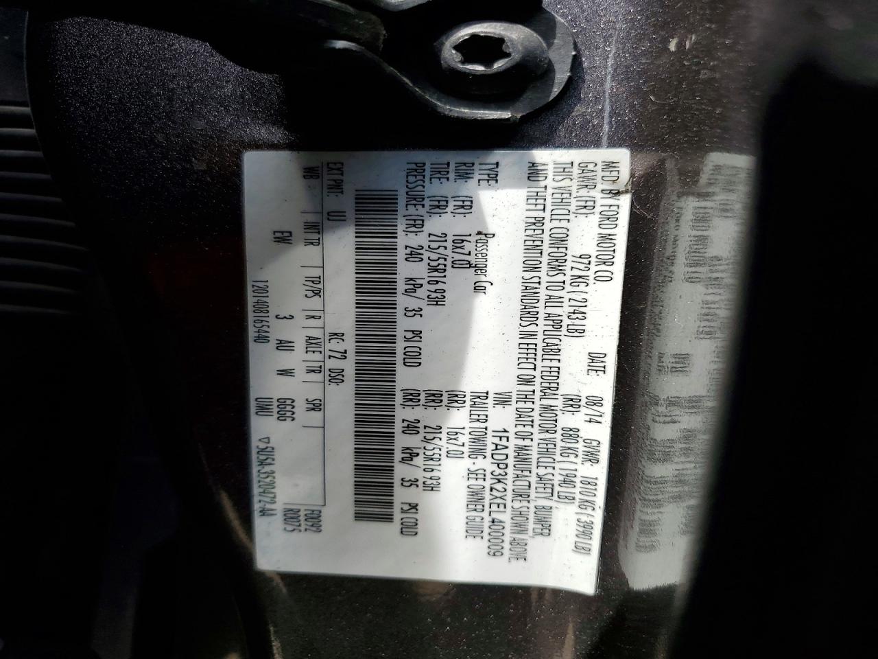 2014 Ford Focus Se Серый vin: 1FADP3K2XEL400009