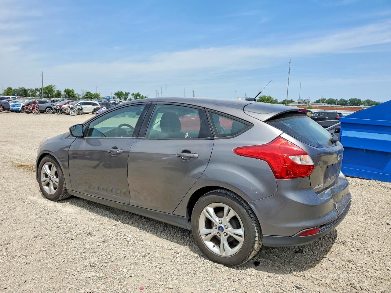 2014 Ford Focus Se Серый vin: 1FADP3K2XEL400009