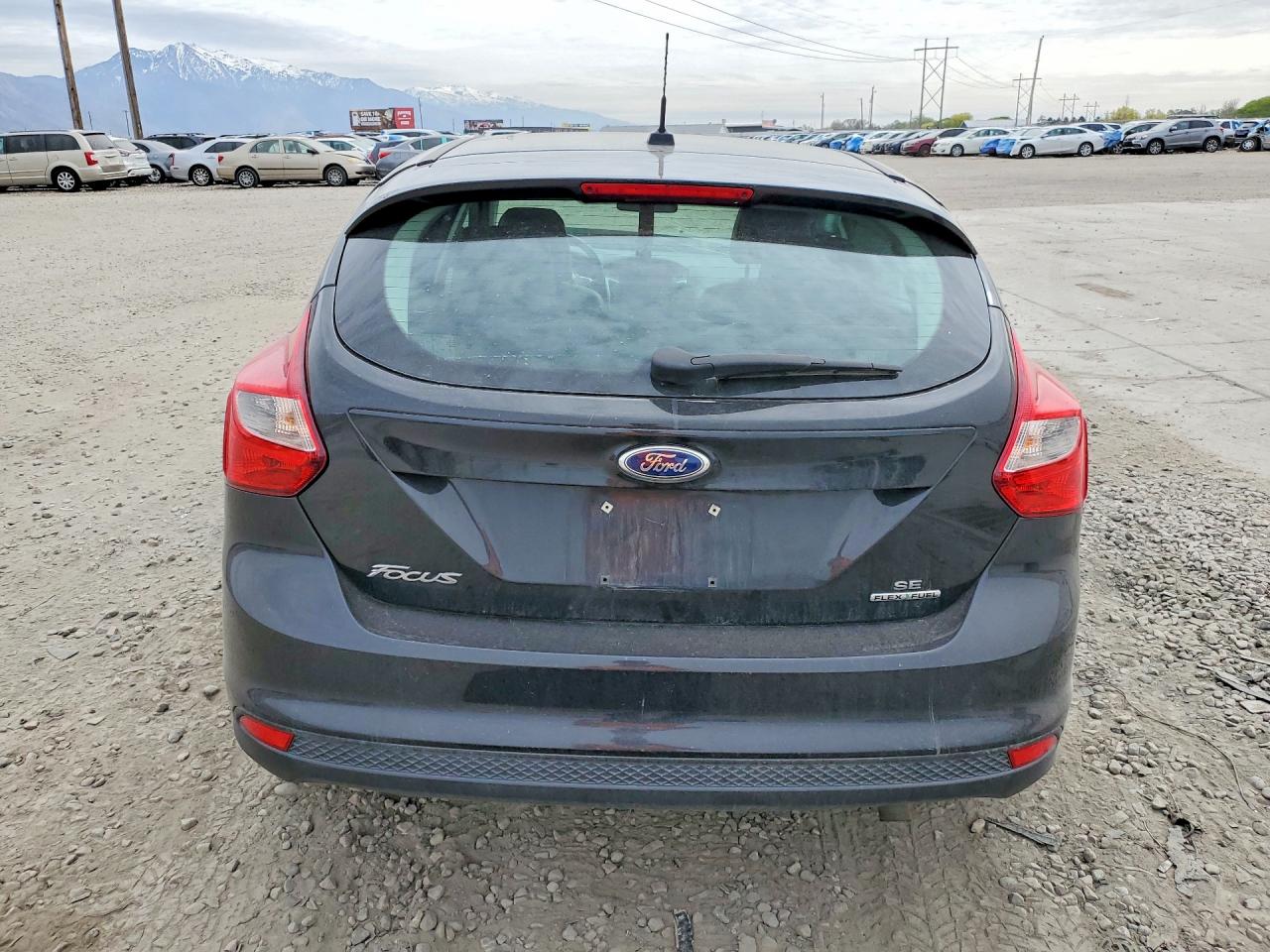 2014 Ford Focus Se Black vin: 1FADP3K2XEL422446