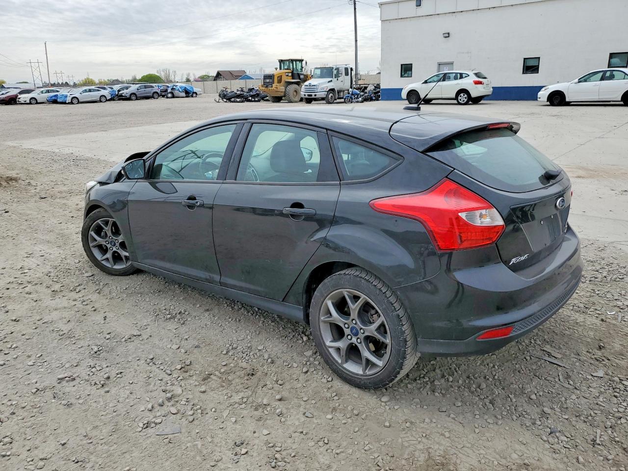 2014 Ford Focus Se Black vin: 1FADP3K2XEL422446