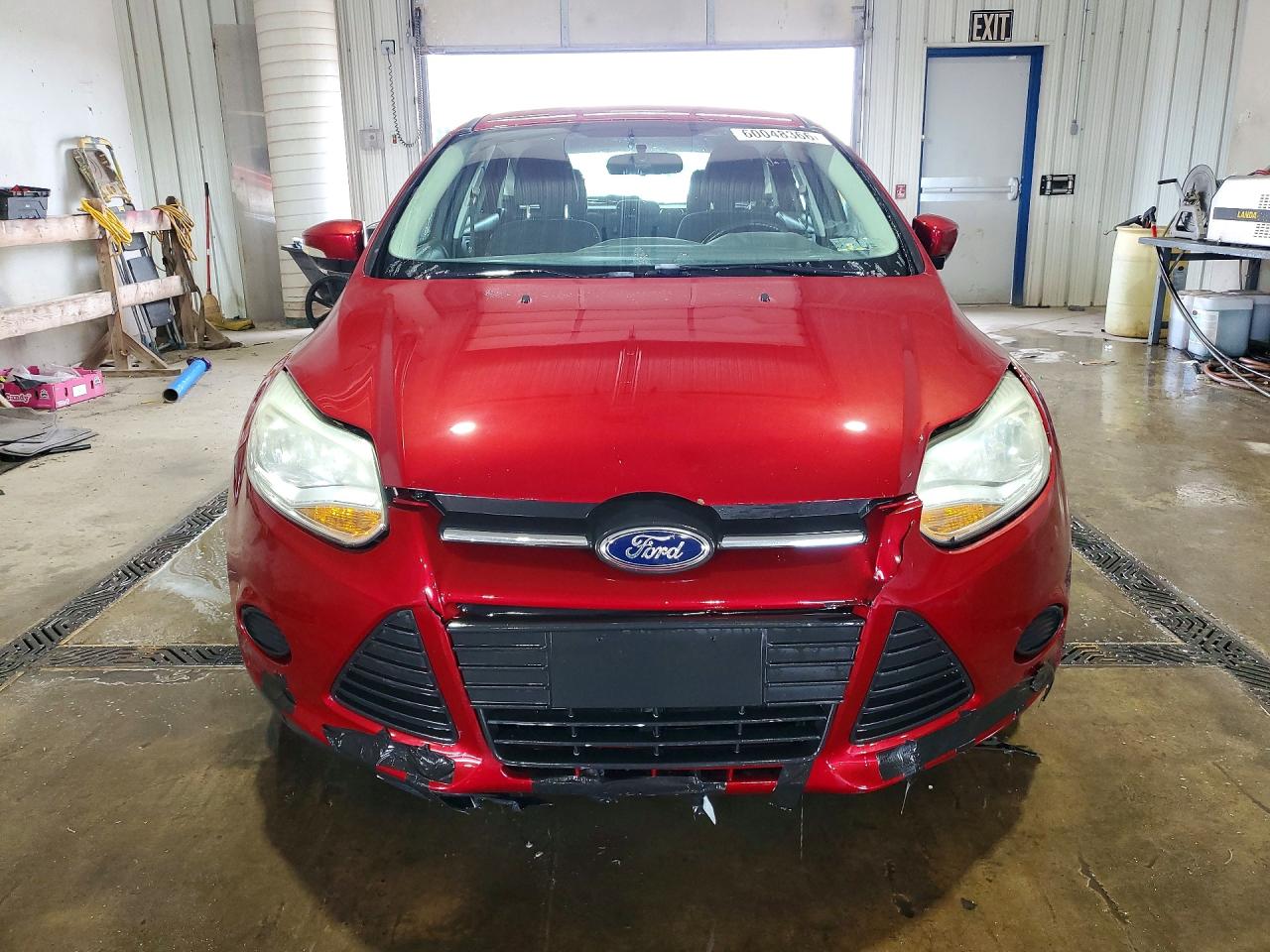 2014 Ford Focus Se Burgundy vin: 1FADP3K2XEL437318