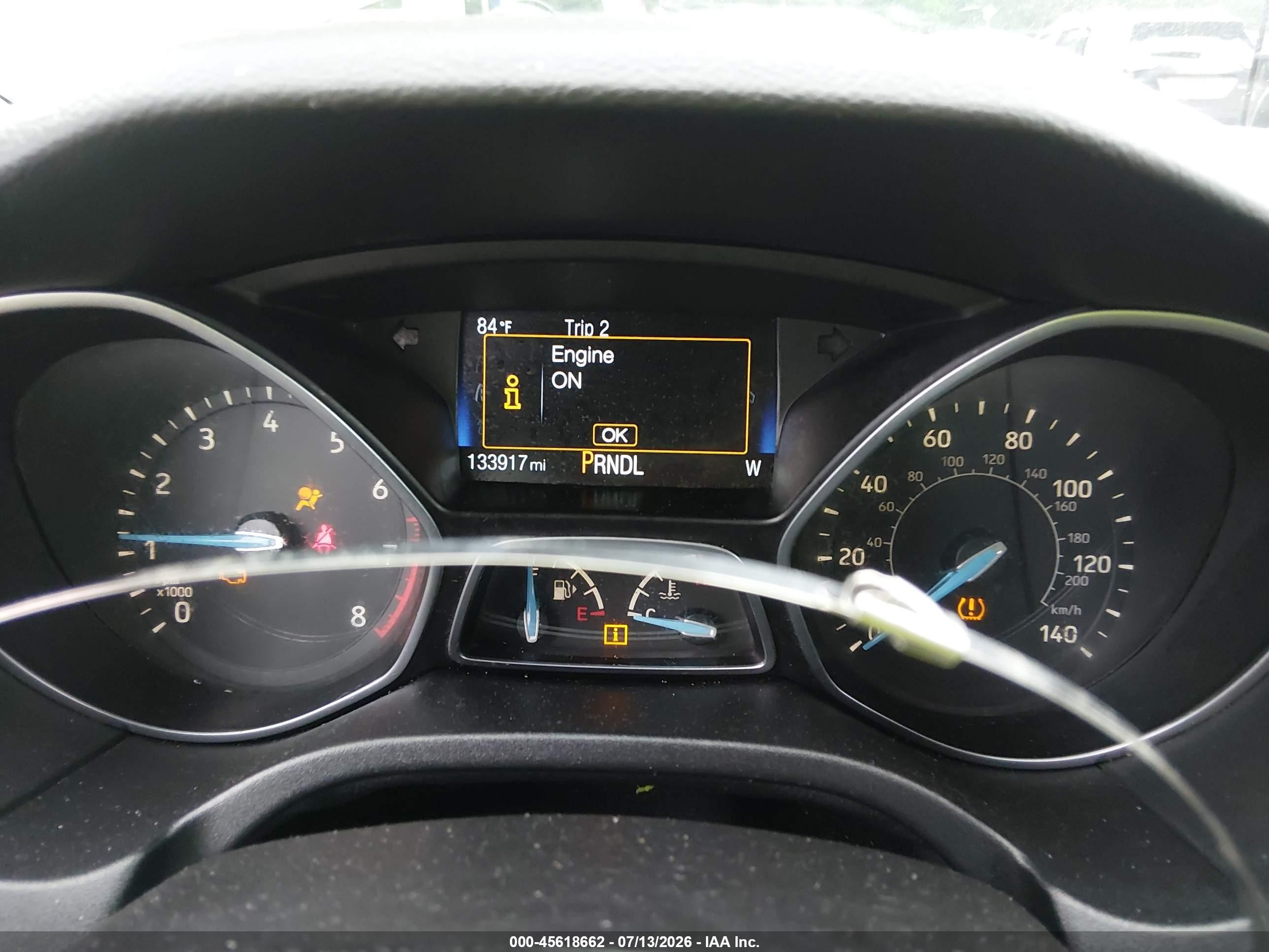 2015 Ford Focus Se Gray vin: 1FADP3K2XFL224063
