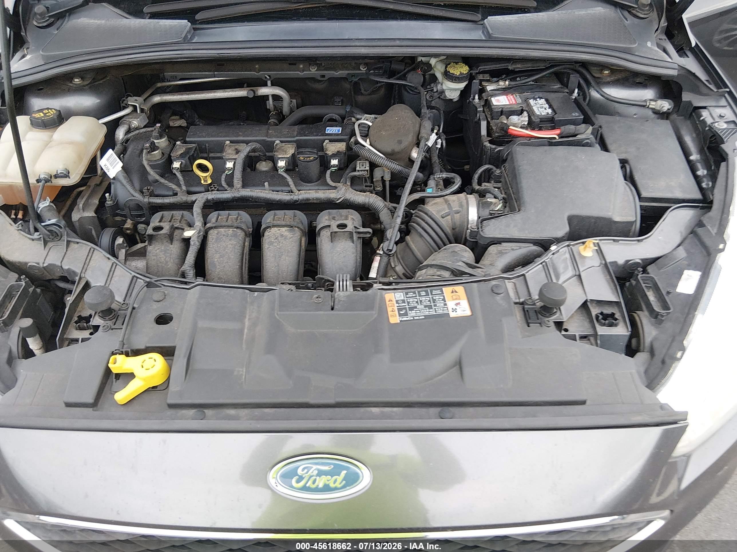 2015 Ford Focus Se Gray vin: 1FADP3K2XFL224063