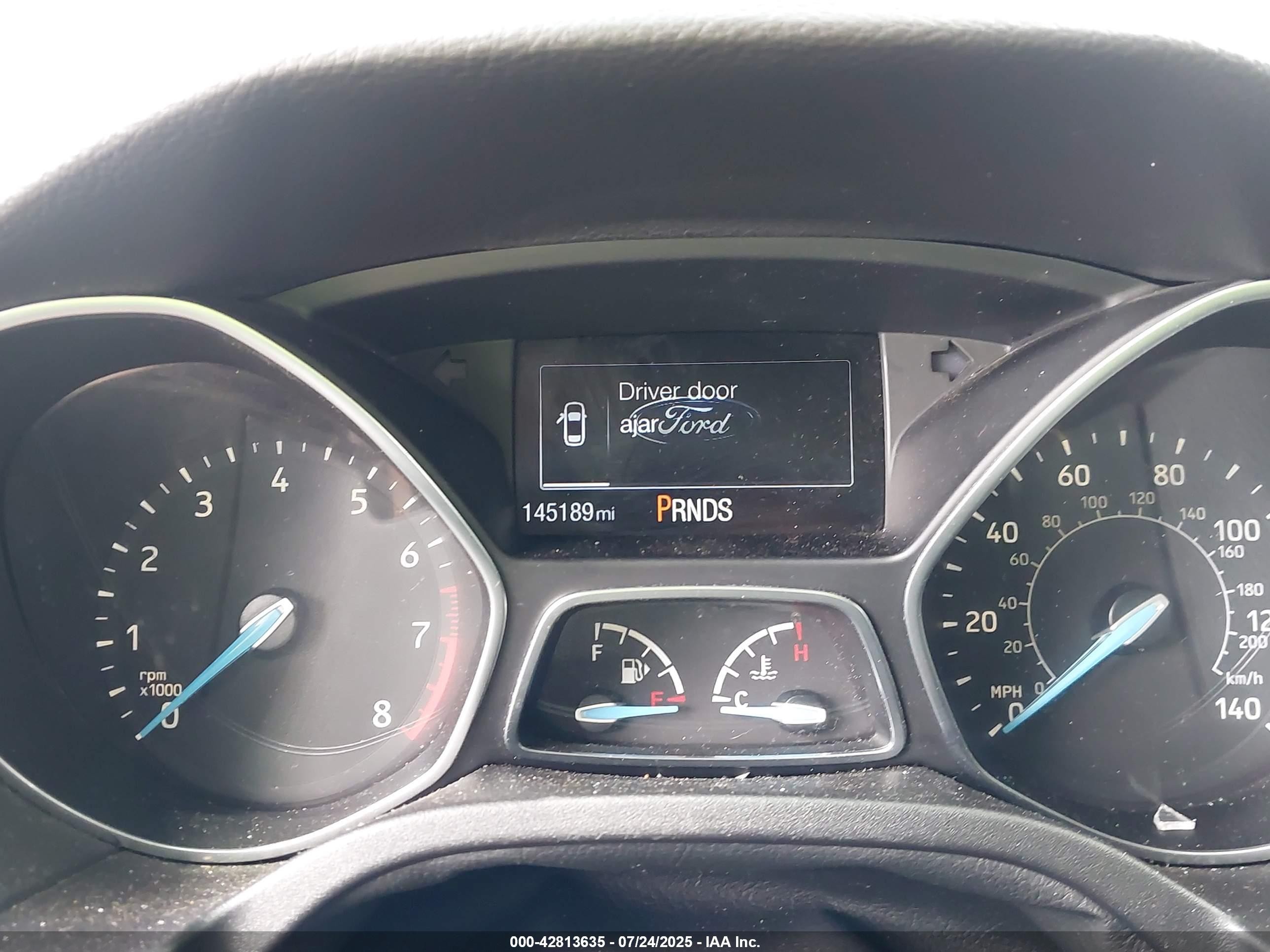 2015 Ford Focus Se Black vin: 1FADP3K2XFL379020