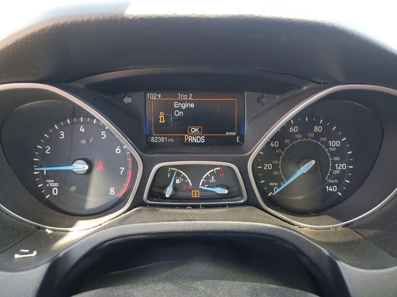 2016 Ford Focus Se Gray vin: 1FADP3KE5GL289558
