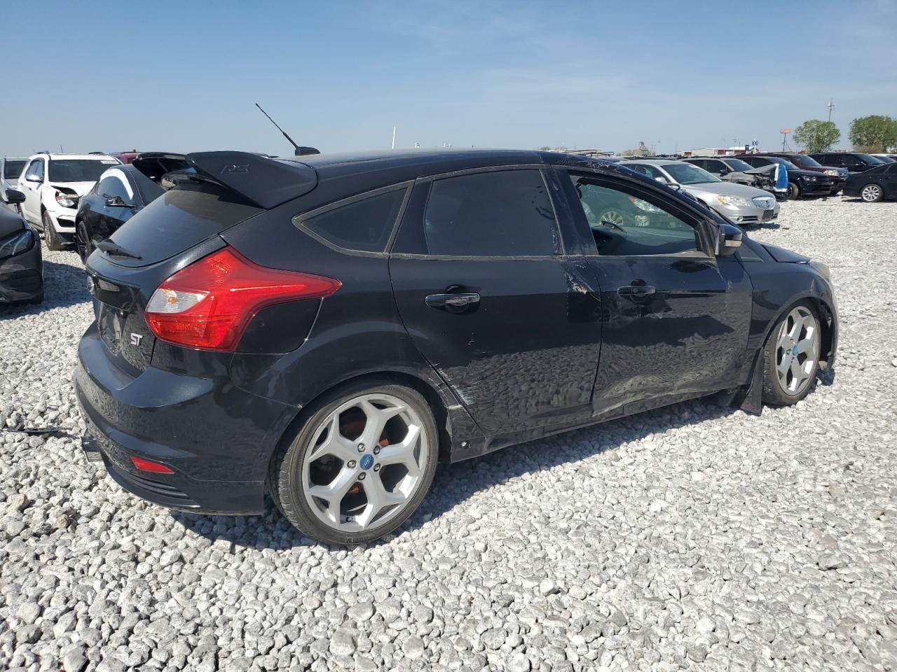 2013 Ford Focus St Black vin: 1FADP3L90DL127799