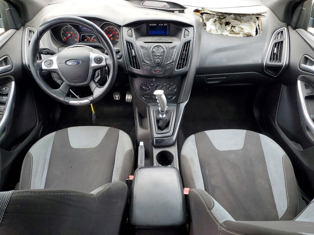 2013 Ford Focus St Gray vin: 1FADP3L90DL152265