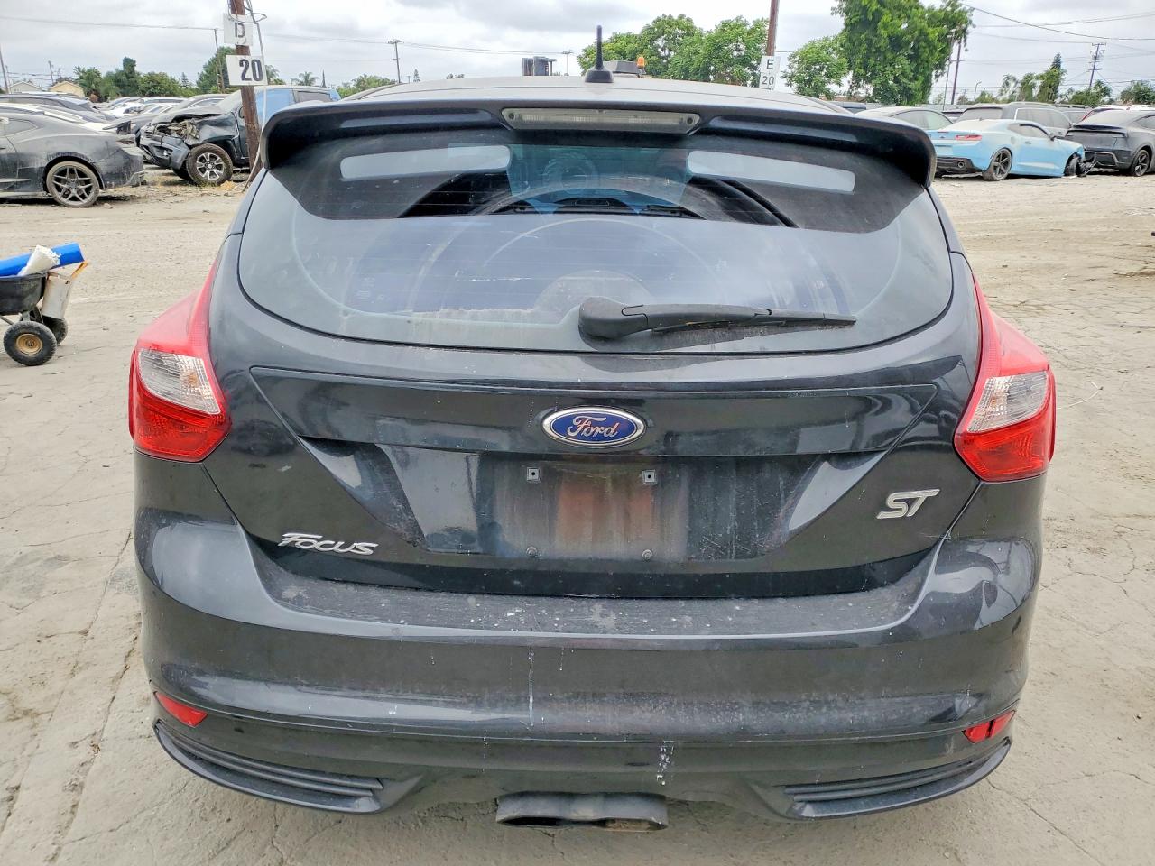 2013 Ford Focus St Gray vin: 1FADP3L90DL152265