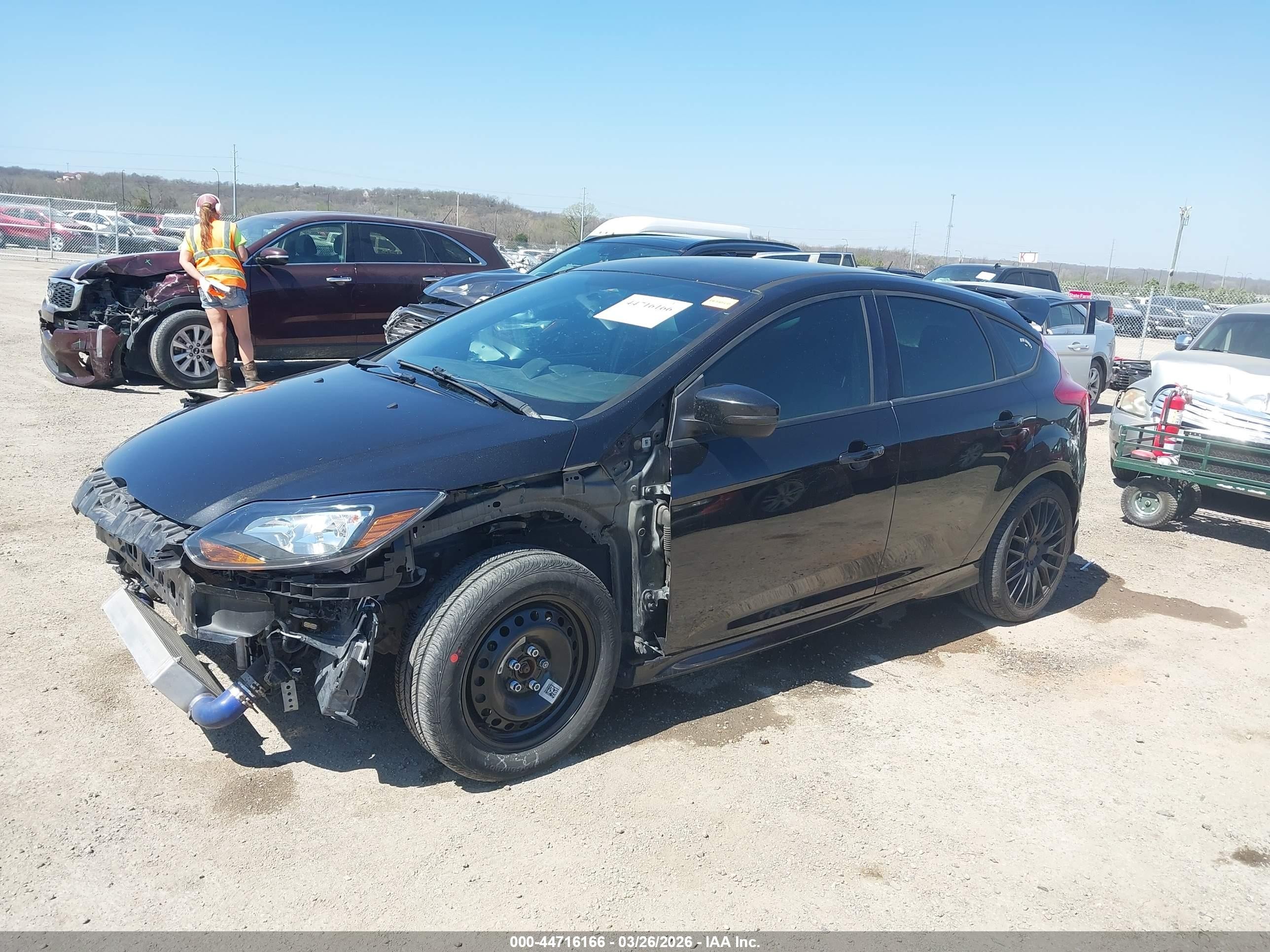 2013 Ford Focus St   Черный vin: 1FADP3L90DL323676