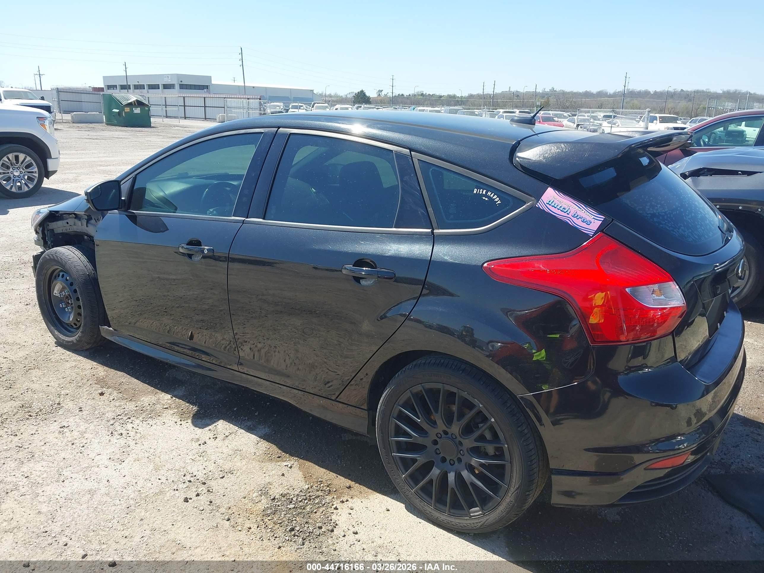 2013 Ford Focus St   Черный vin: 1FADP3L90DL323676