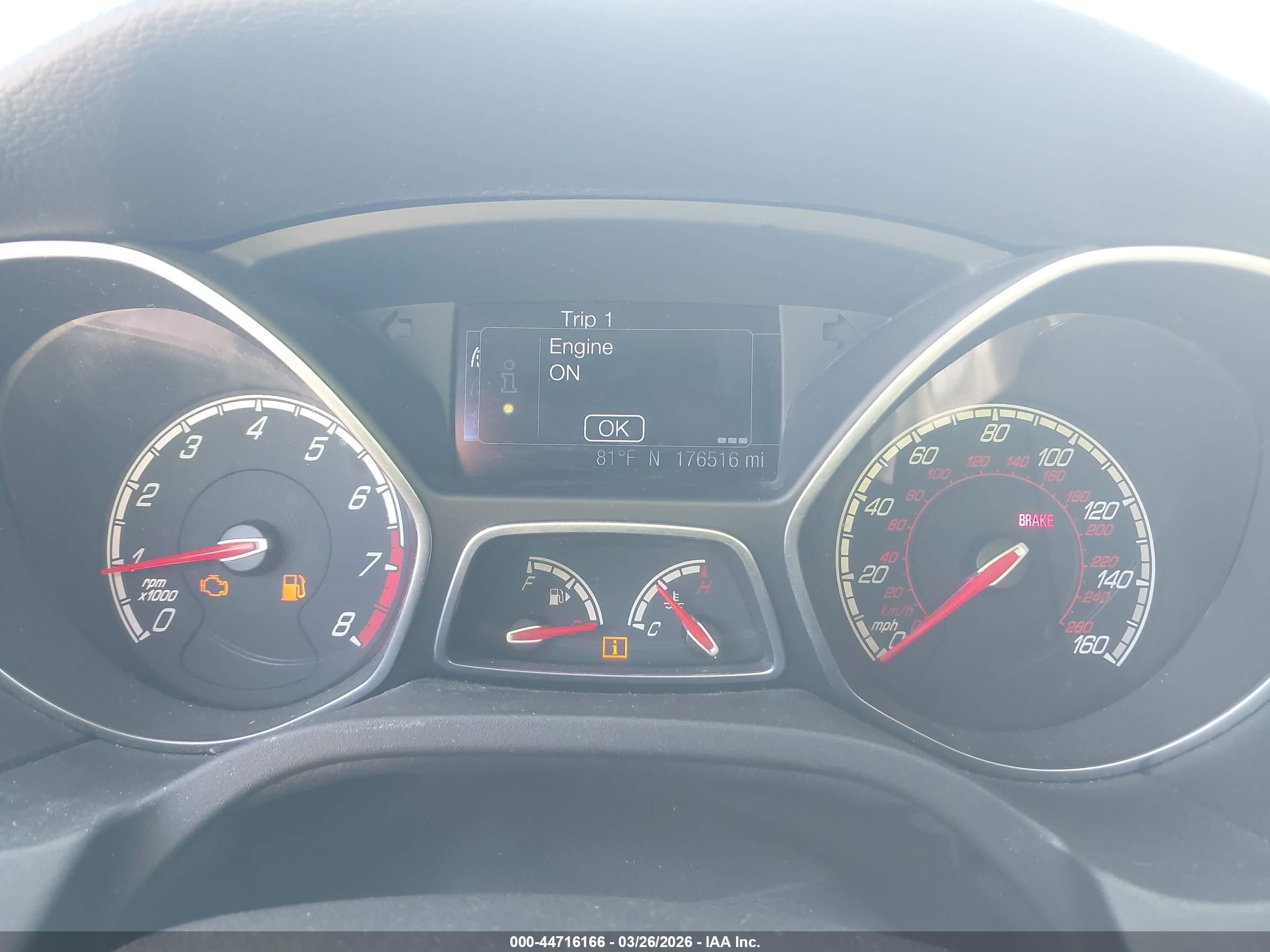 2013 Ford Focus St   Черный vin: 1FADP3L90DL323676