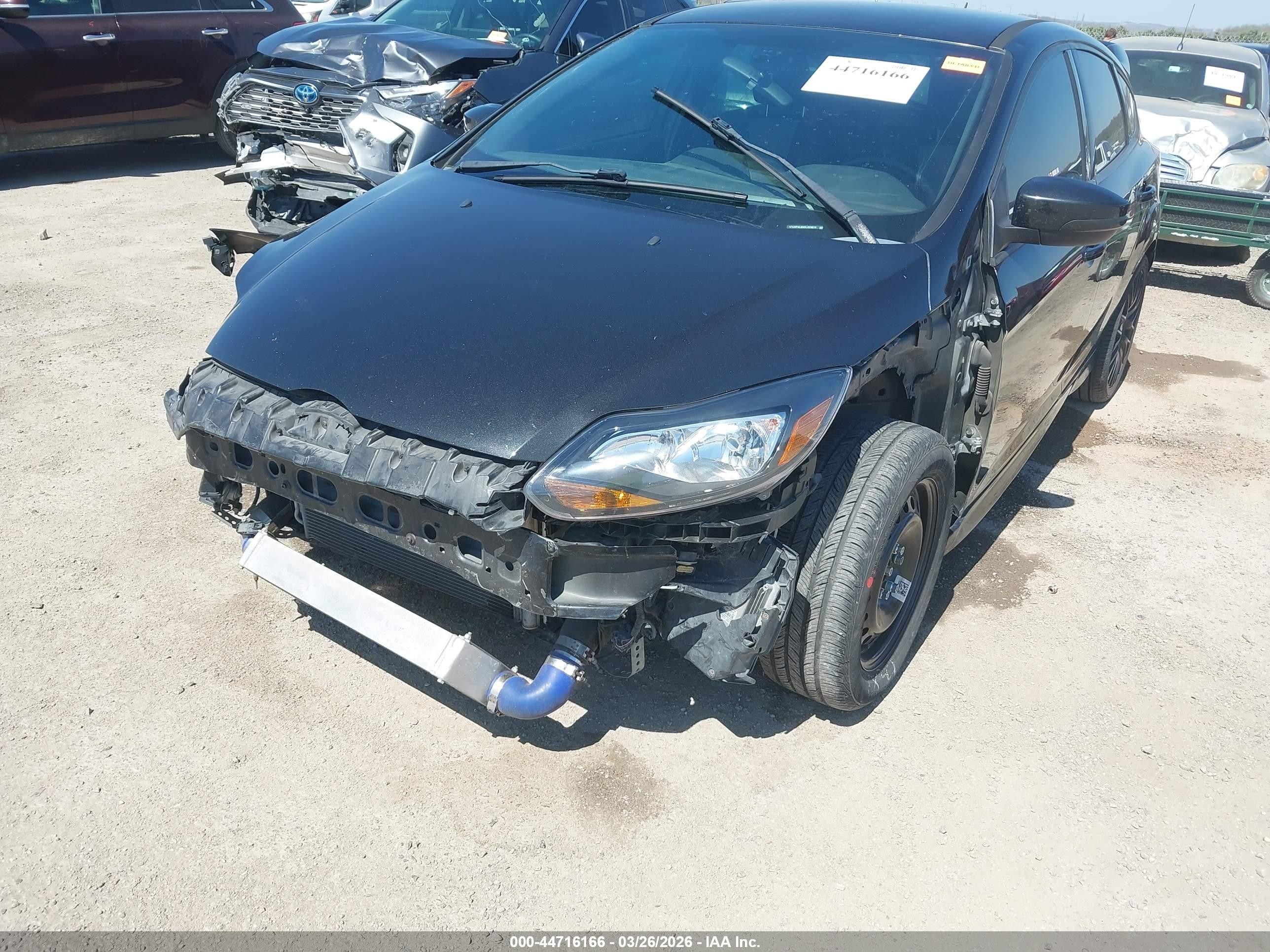 2013 Ford Focus St   Черный vin: 1FADP3L90DL323676