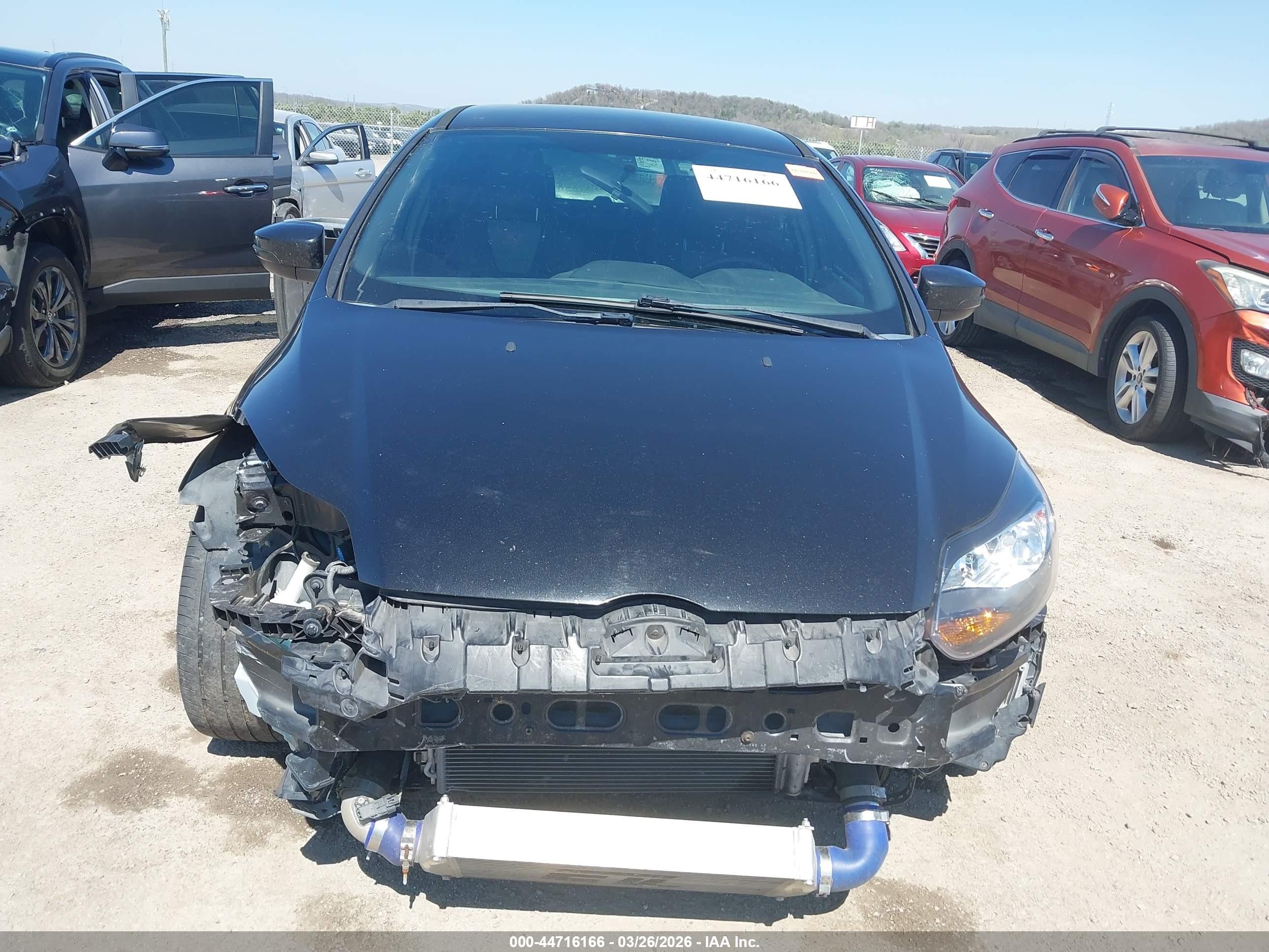 2013 Ford Focus St   Черный vin: 1FADP3L90DL323676