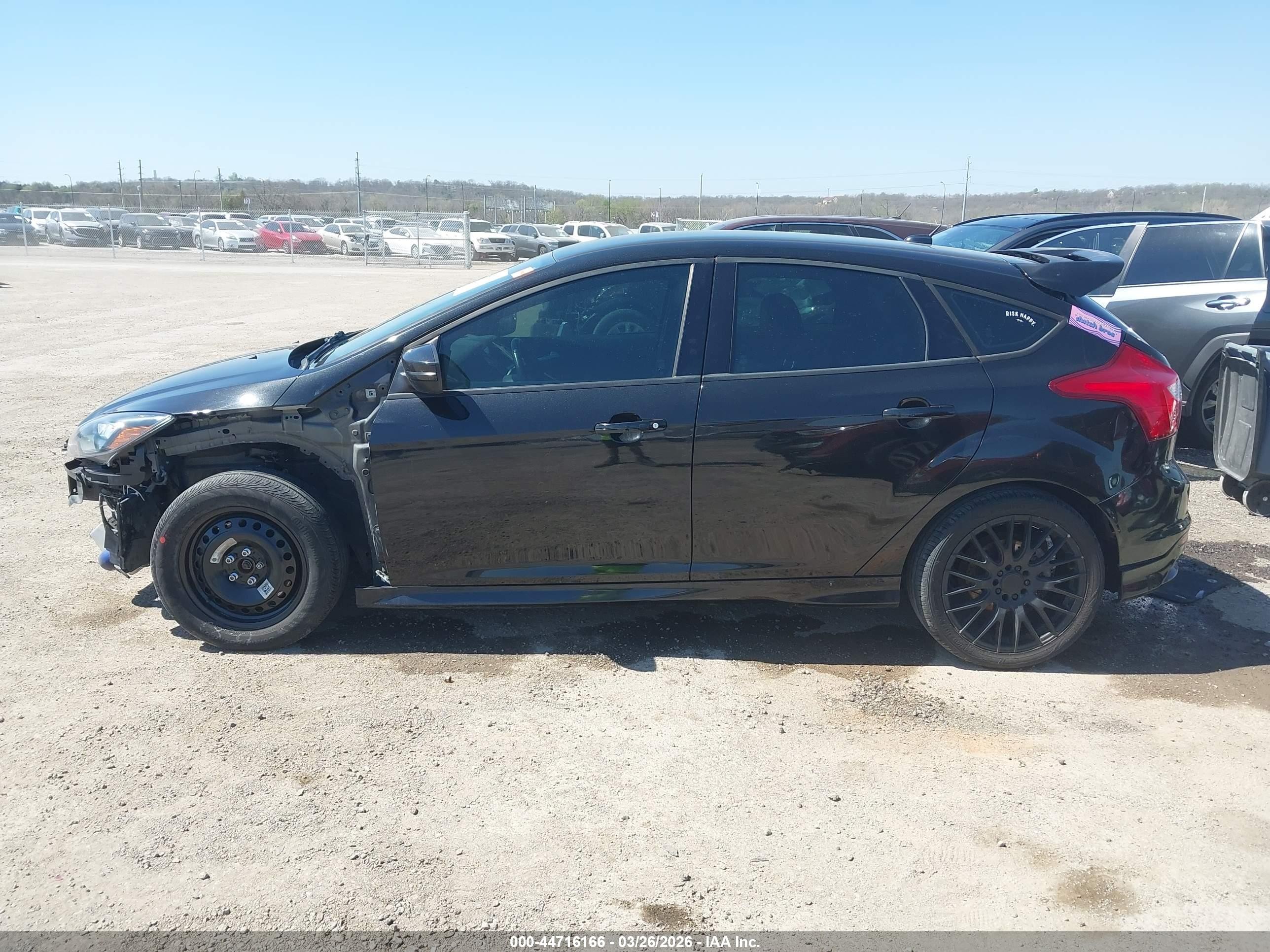 2013 Ford Focus St   Черный vin: 1FADP3L90DL323676