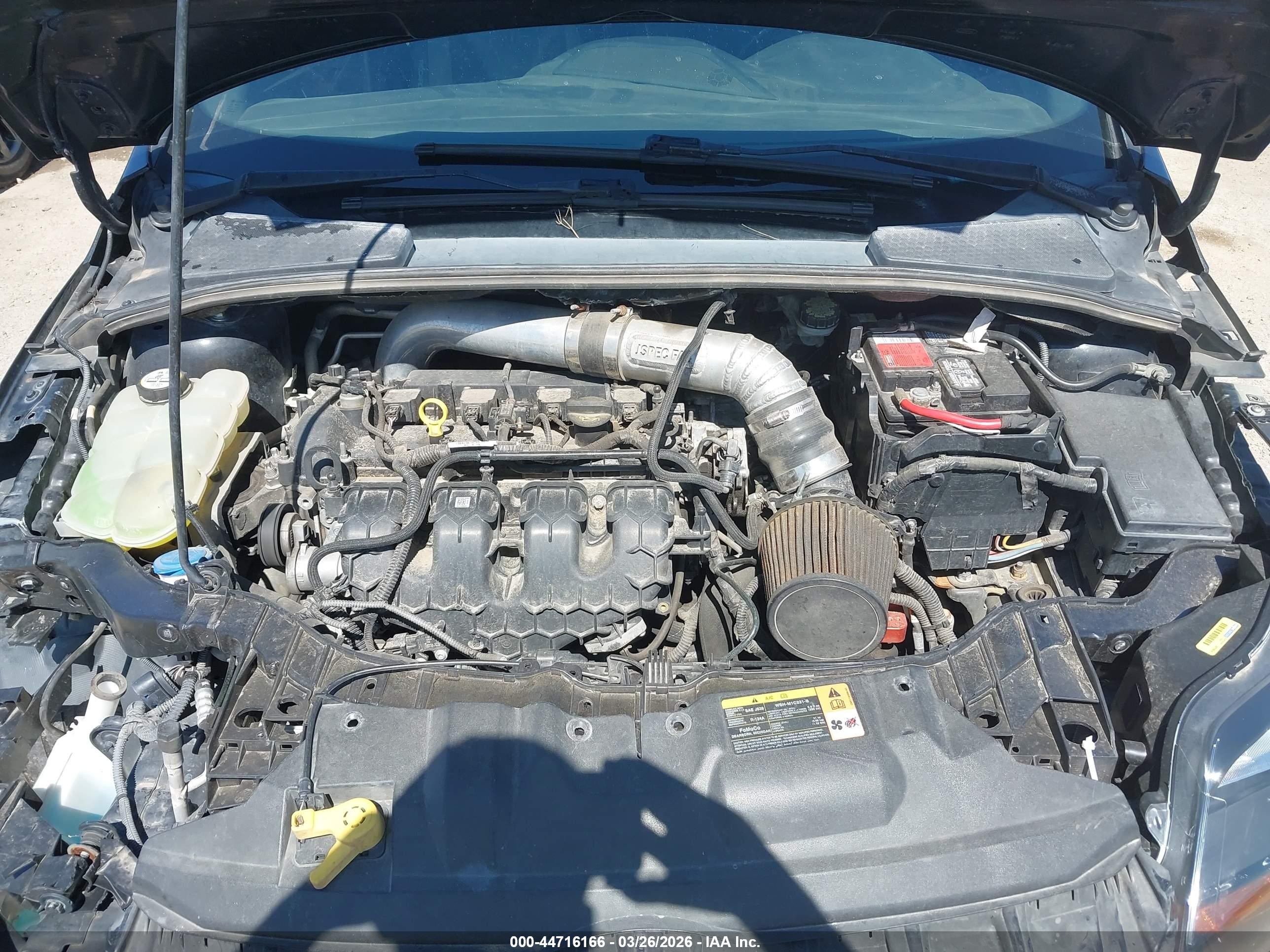 2013 Ford Focus St   Черный vin: 1FADP3L90DL323676