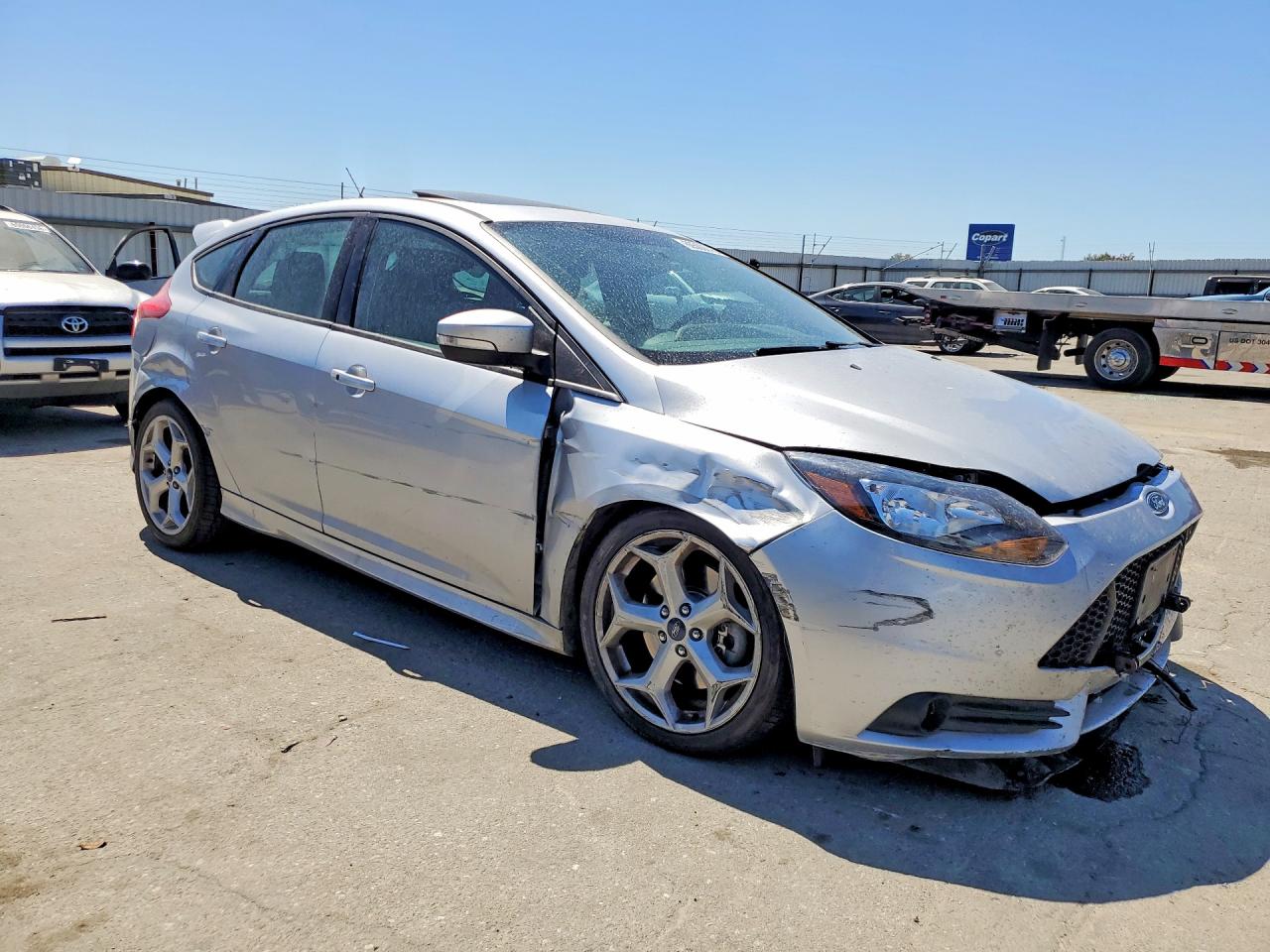 2014 Ford Focus St Silver vin: 1FADP3L90EL111717